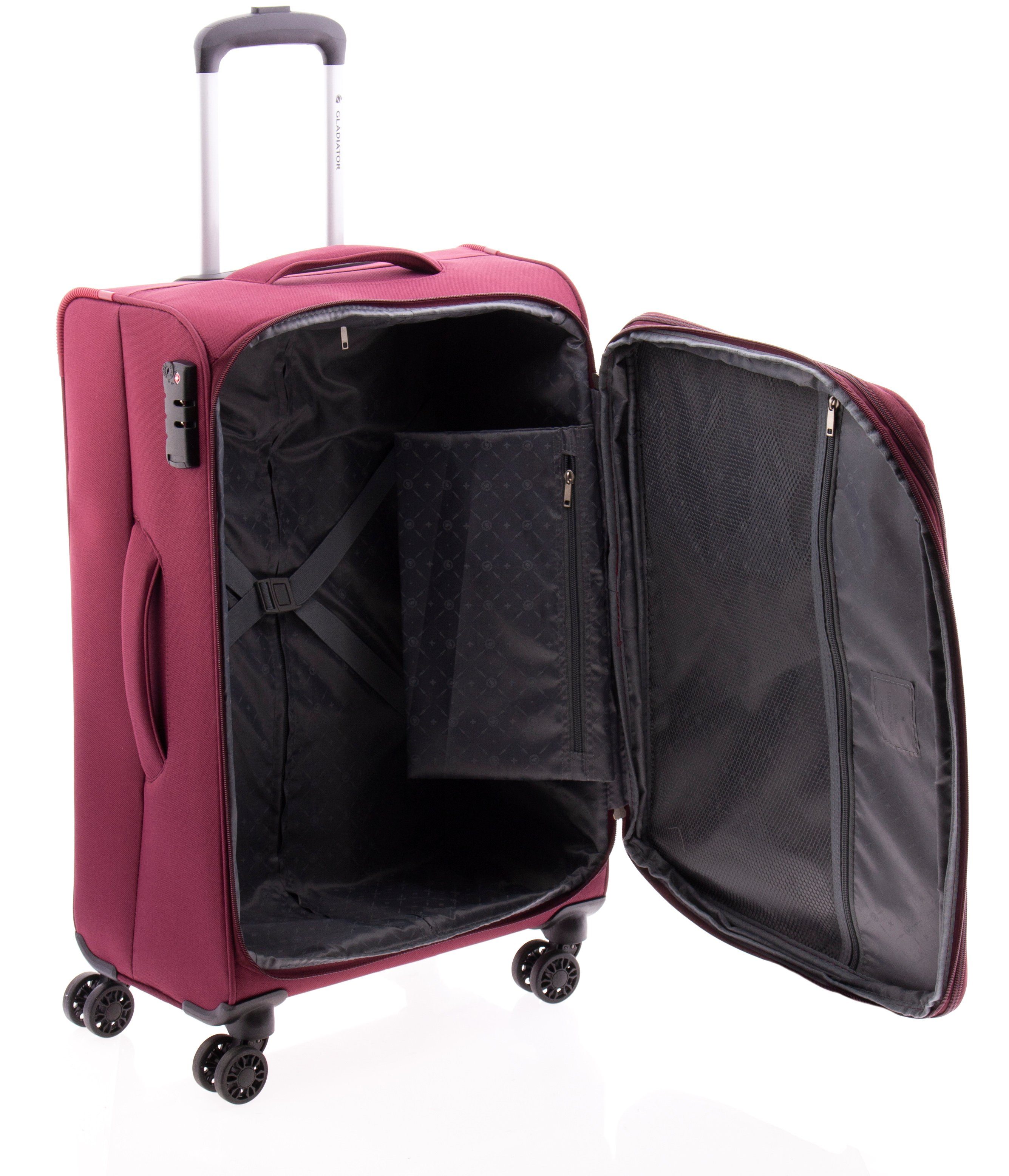 GLADIATOR Weichgepäck-Trolley M - 4 Rollen, günstig online kaufen