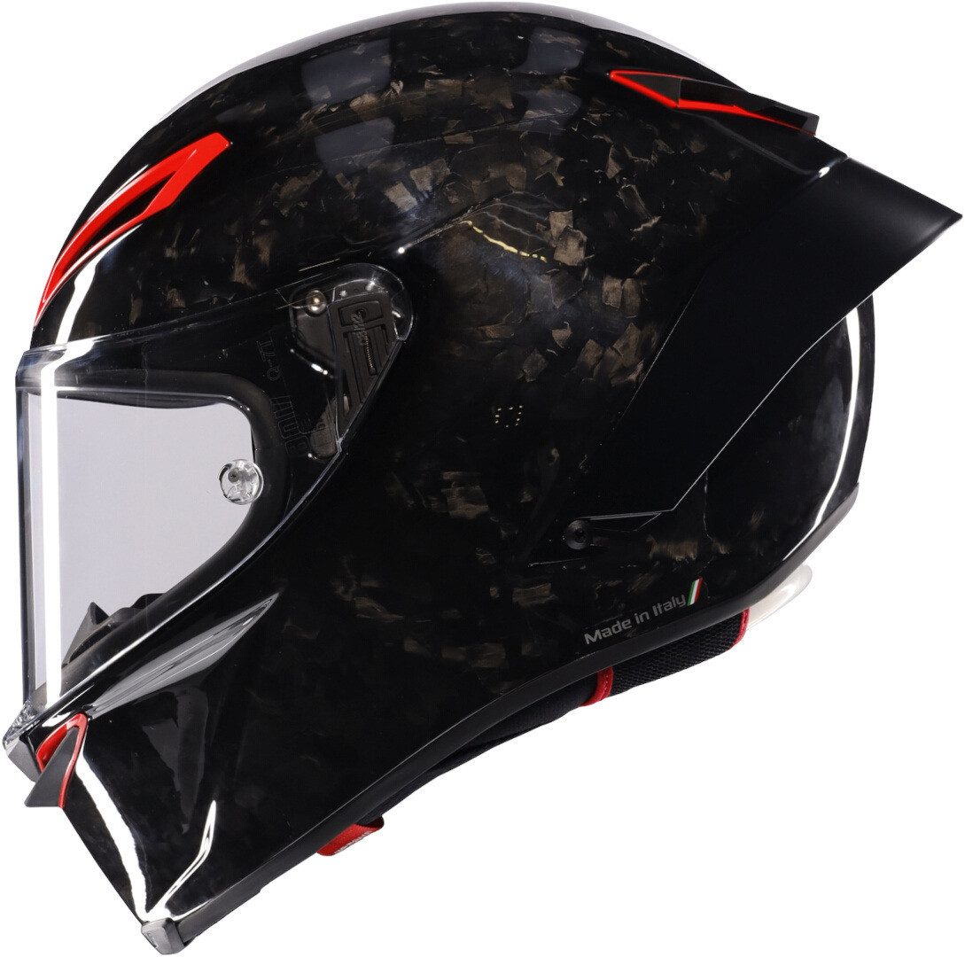 AGV Motorradhelm Pista GP RR Italia Carbonio Forgiato Helm, Notfallsystem-Polsterung (EQRS)