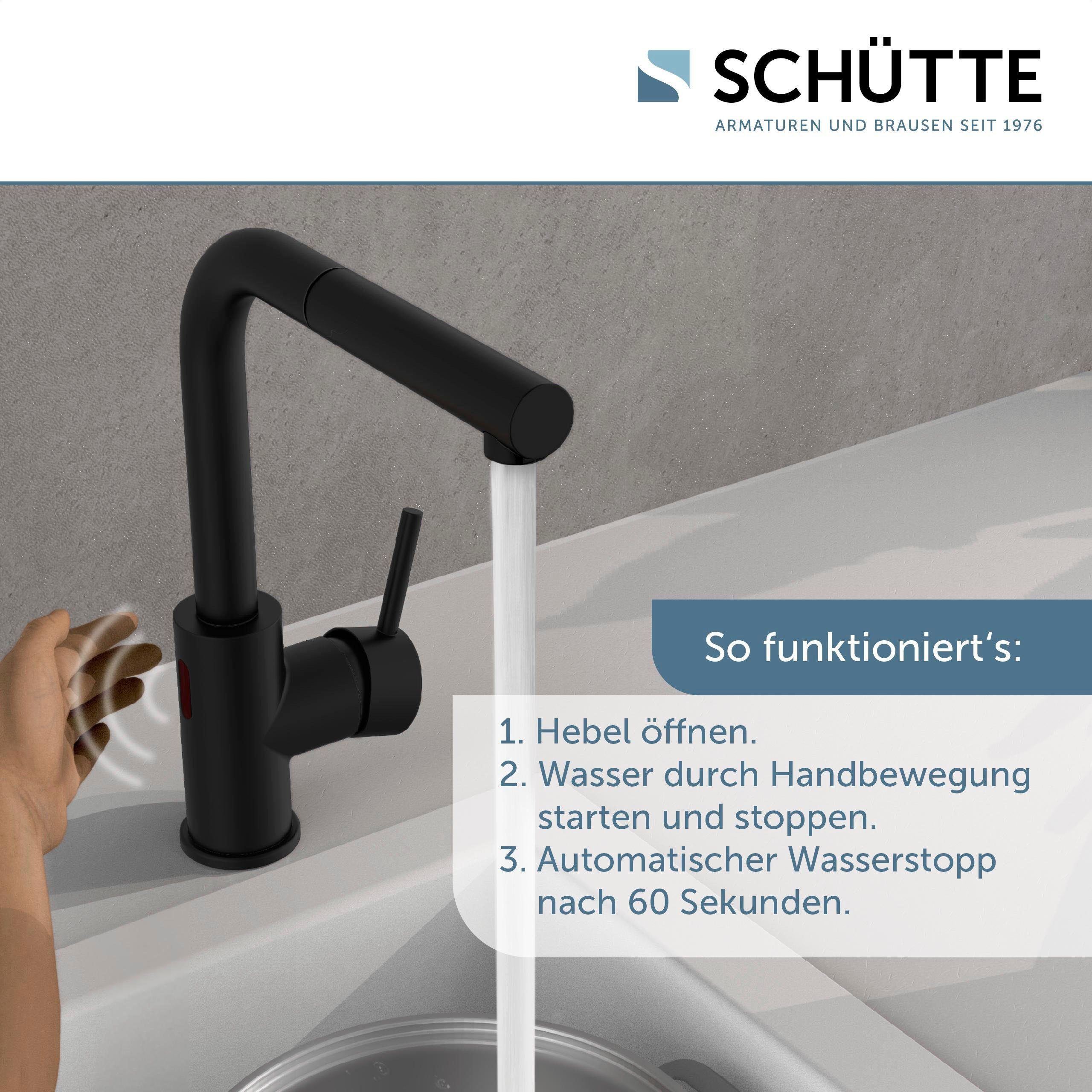 Schütte Spültischarmatur VITAL (1-St) Infrarottechnologie/Cold-Start-Fkt./360° schwenkbar /Eco-Click-Fkt.