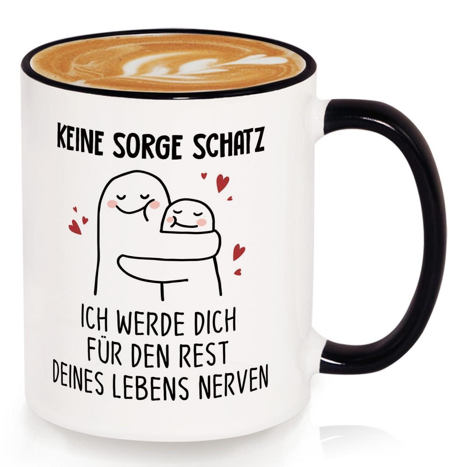 LuxusKollektion Tasse Tasse mit Spruch Jahrestag Geschenk, Keramik