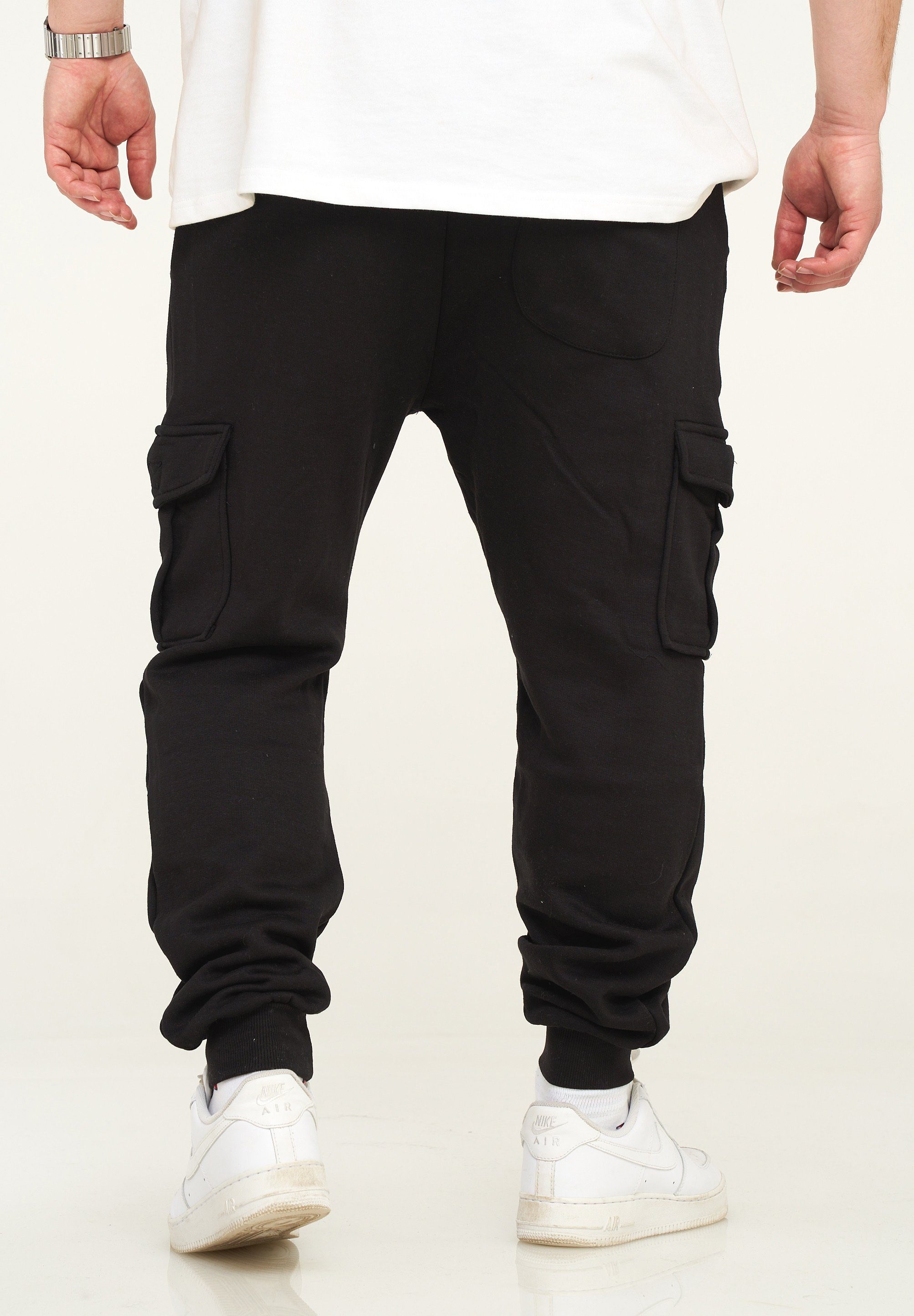 behype Jogginghose BHPIURA Herren Sporthose mit Cargotaschen Trainingshose günstig online kaufen