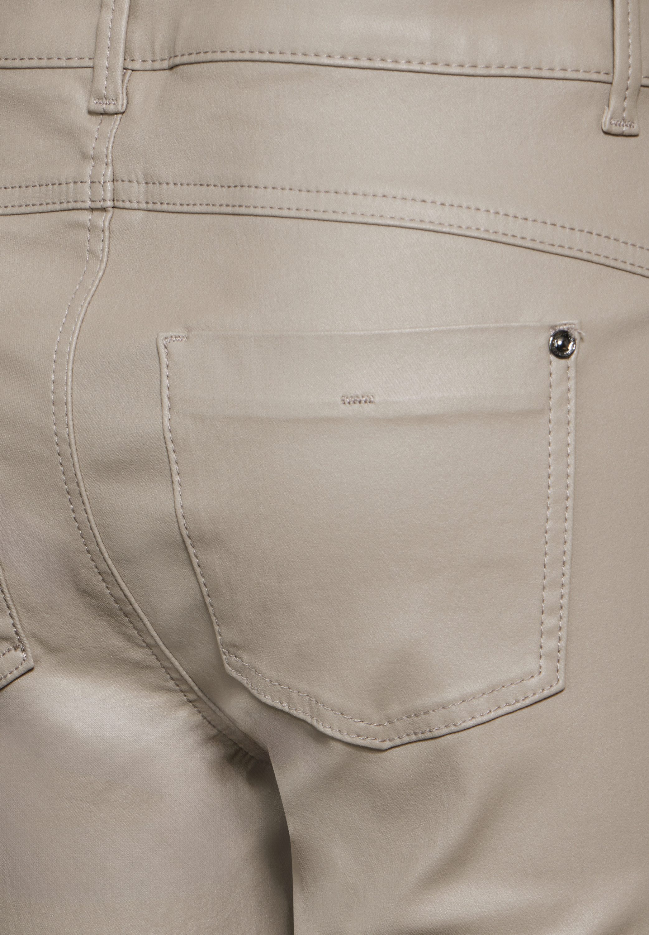 STREET ONE Lederimitathose High Waist