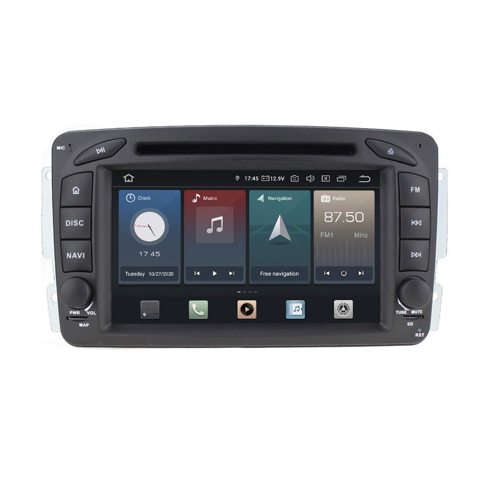 TAFFIO Für Mercedes W463 W163 W170 W639 W369 Touch Android Autoradio  CarPlay Einbau-Navigationsgerät