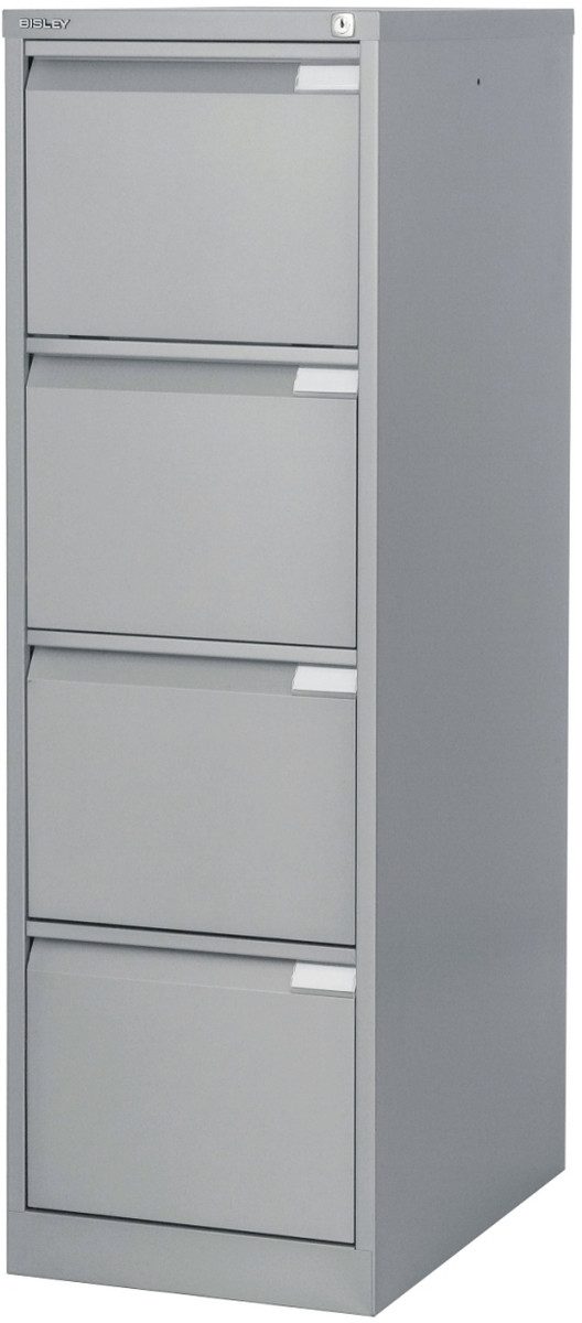 Bisley Hängeregisterschrank Hängeregistraturschrank 4 Schübe 1-bahnig l.grau