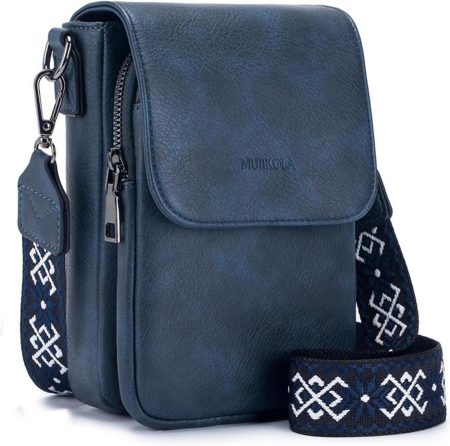 LuxusKollektion Umhängetasche Handytasche RFID Damen Leder günstig online kaufen