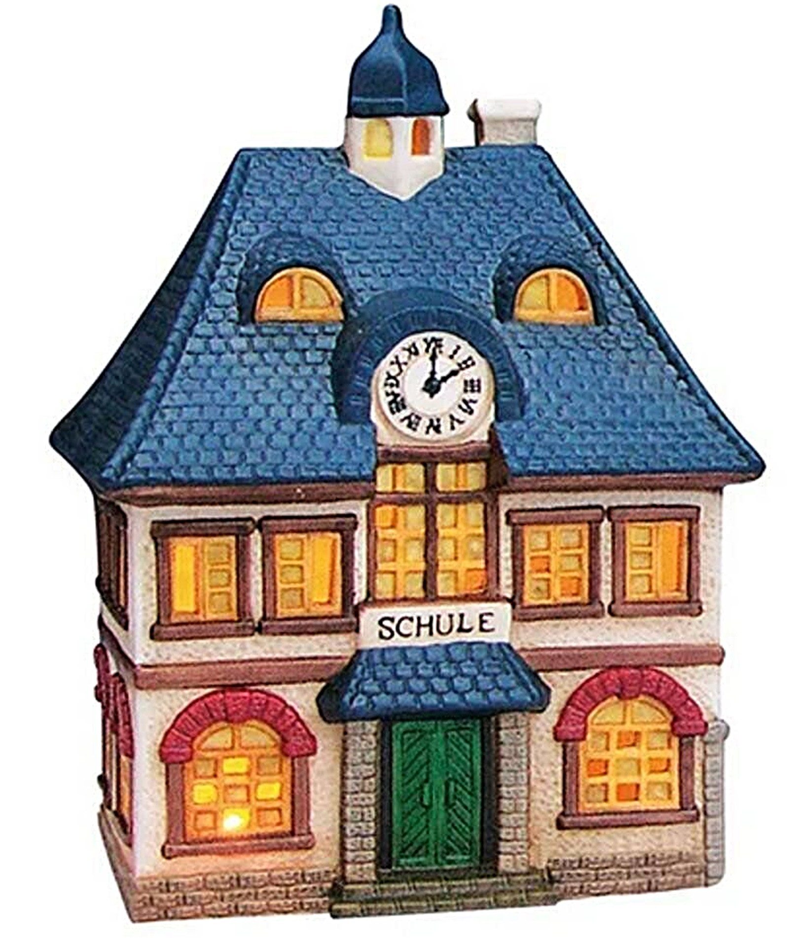 Wurm Dekoobjekt Lichthaus Alte Schule aus Porzellan