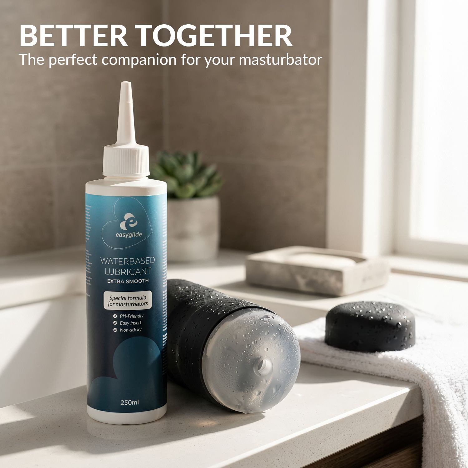 EasyGlide Gleitgel Wasserbasiertes Masturbator Gel - 250 ml - EasyGlide