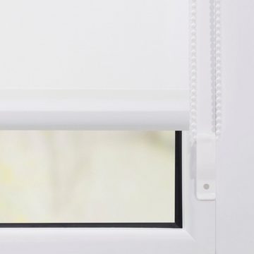 Seitenzugrollo Klemmfix Motiv Leni, LICHTBLICK ORIGINAL, Lichtschutz, ohne Bohren, freihängend, Klemmfix, bedruckt
