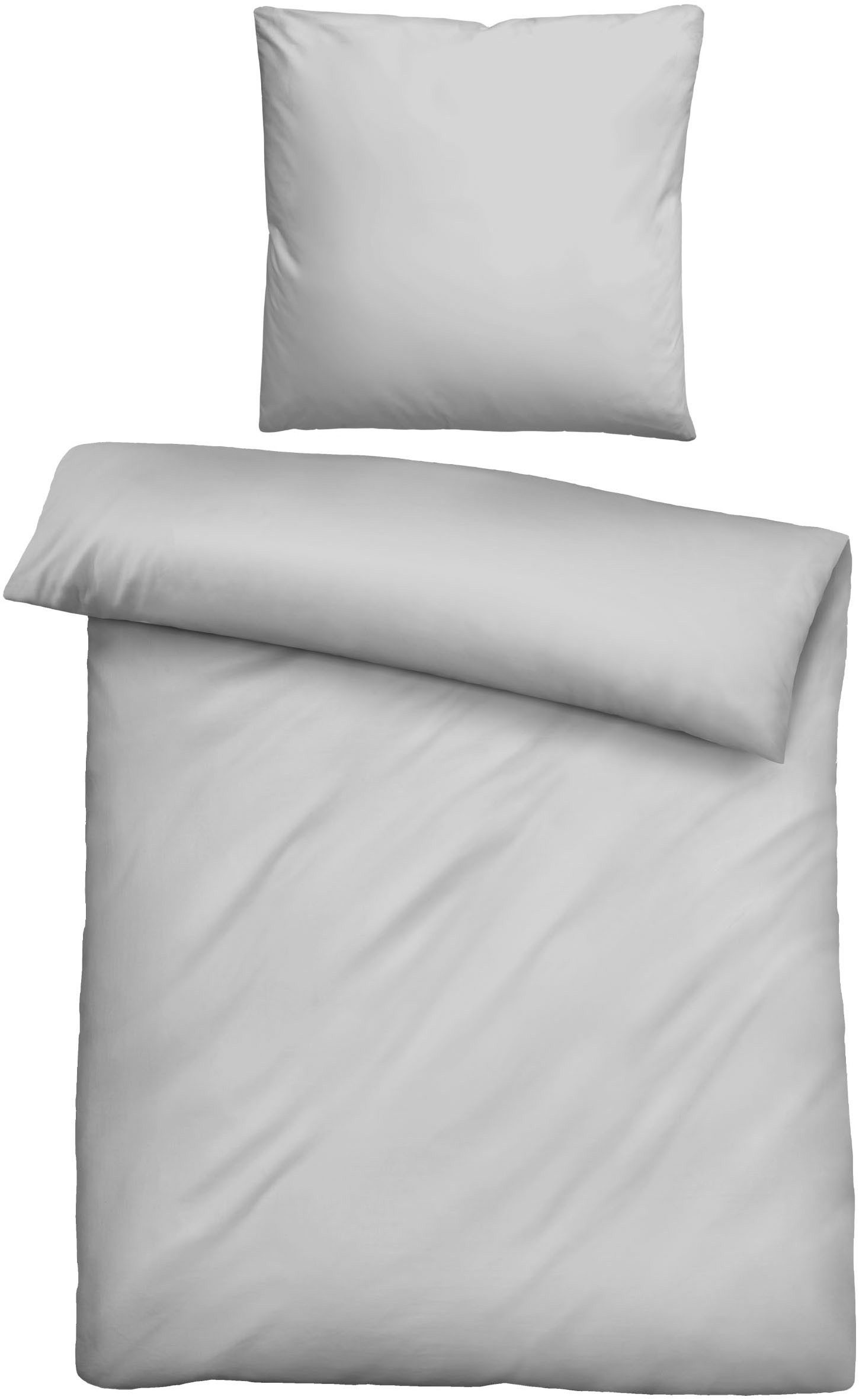 Biberna Bettwäsche 0490500, Flanell, 2 teilig, Tencel-Flanell, made in Germany, weich+wohlig warm, pflegeleicht, RV