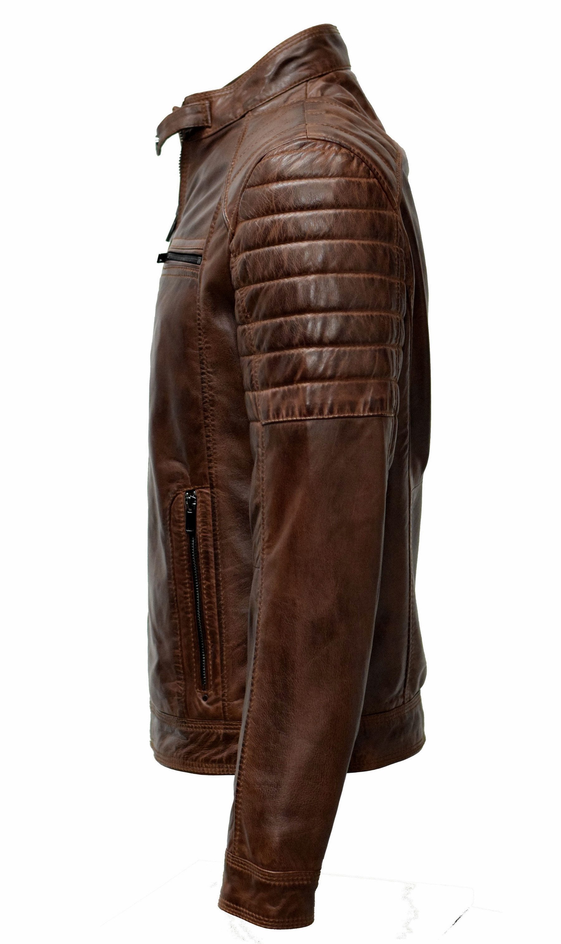 Zimmert Leather Lederjacke Franky washed Lammnappa, Blouson, sportlich, Kas günstig online kaufen
