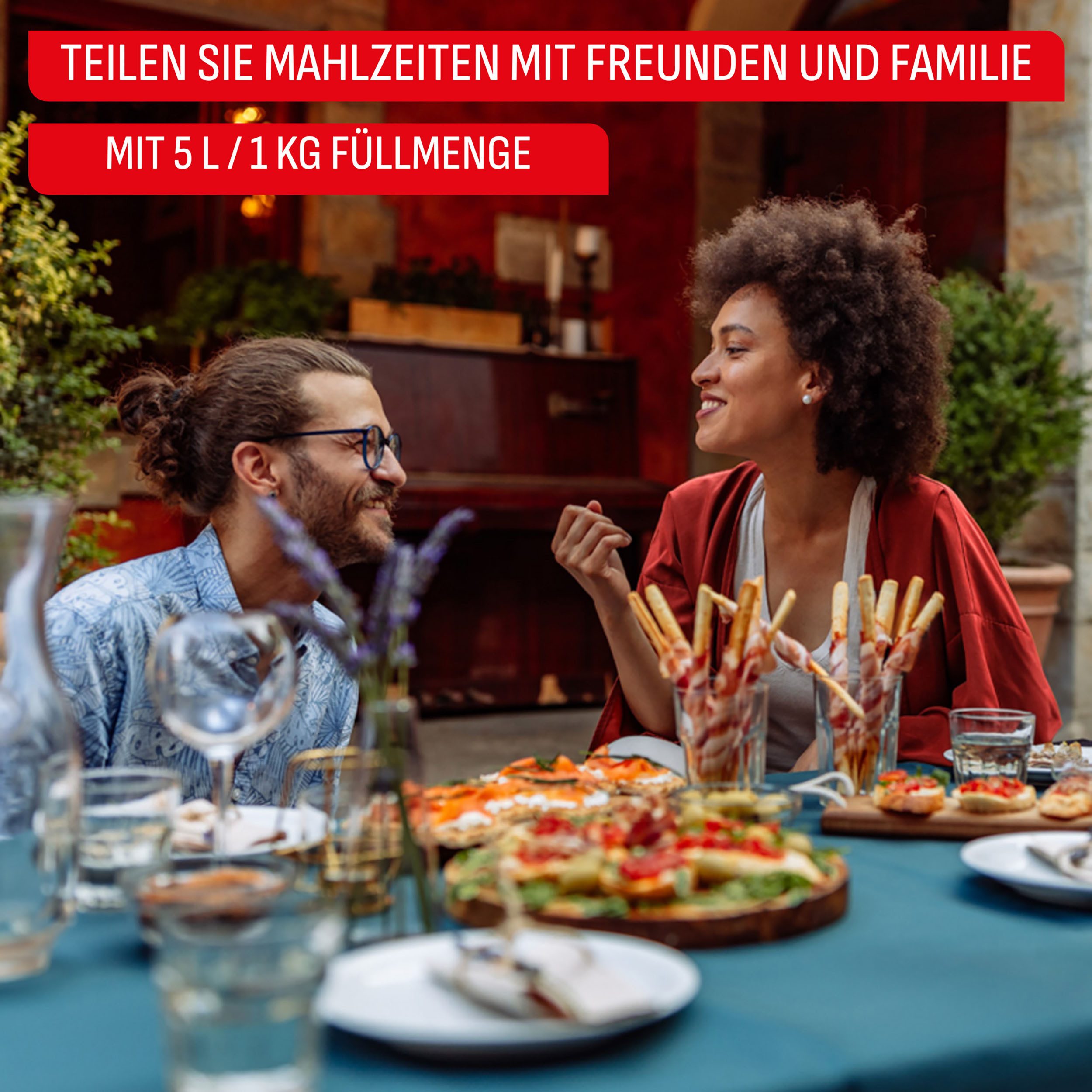 Tefal Heißluftfritteuse Easy Fry Pop EY245G, 1500 W, spart Zeit & Energie, intuitiver Touchscreen, 10 Programme
