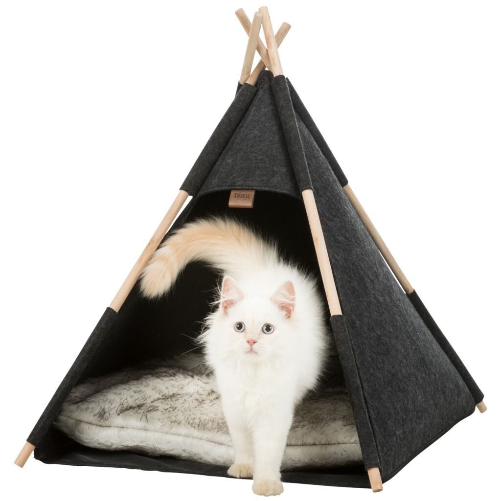 TRIXIE Tierhöhle Höhle Tipi - anthrazit - 55 × 65 × 55 cm