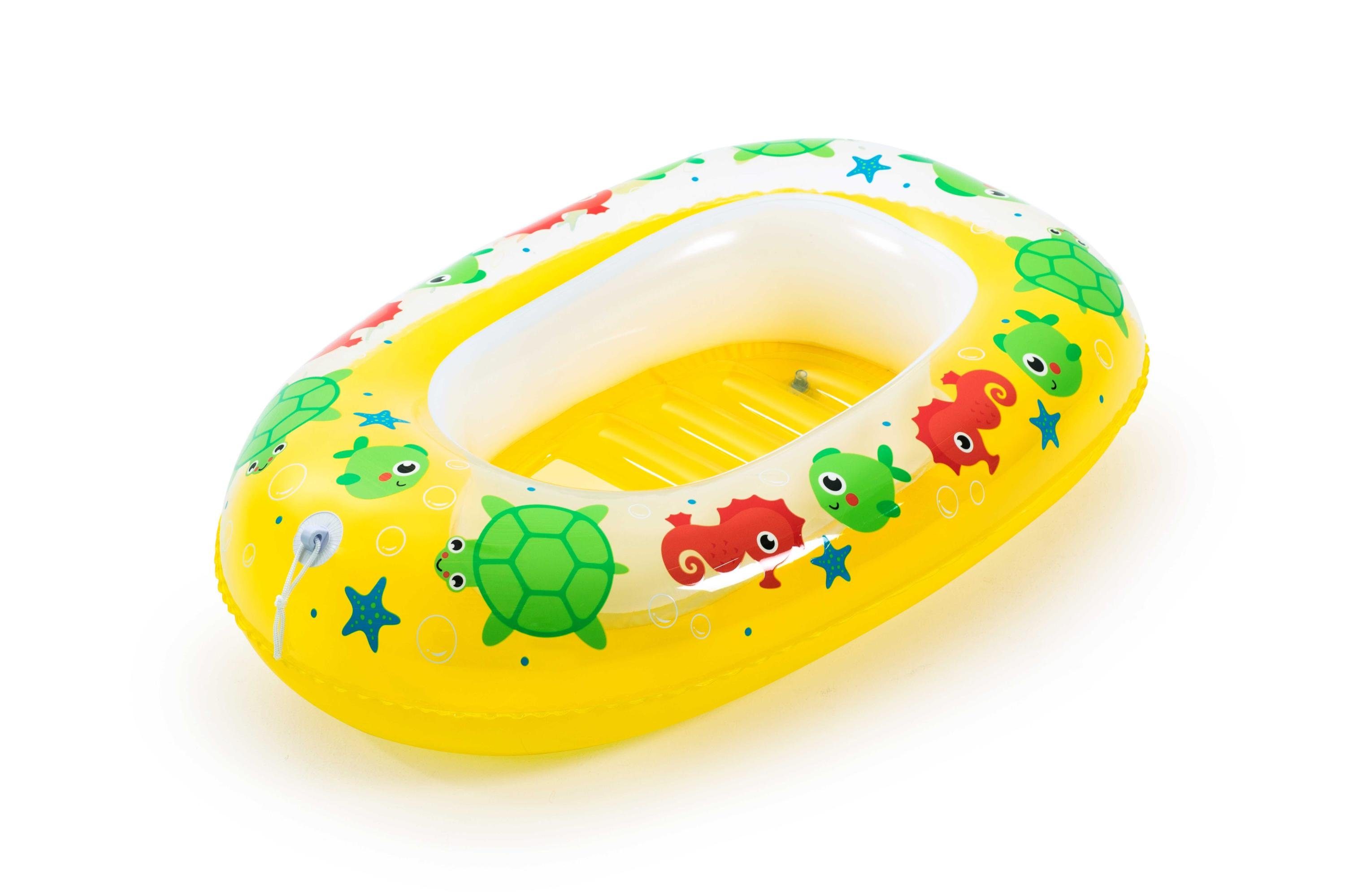 Bestway Kinder-Schlauchboot Bestway 34037 - Kinder-Schlauchboot Kiddie Raft 102 x 69 cm - Gelb