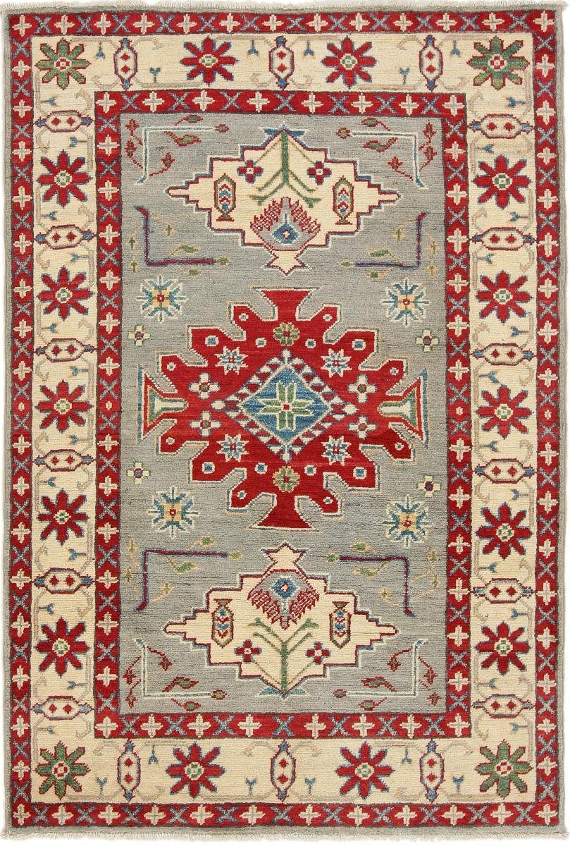 Orientteppich Kazak 102x150 Handgeknüpfter Orientteppich, Nain Trading, rechteckig, Höhe: 5 mm