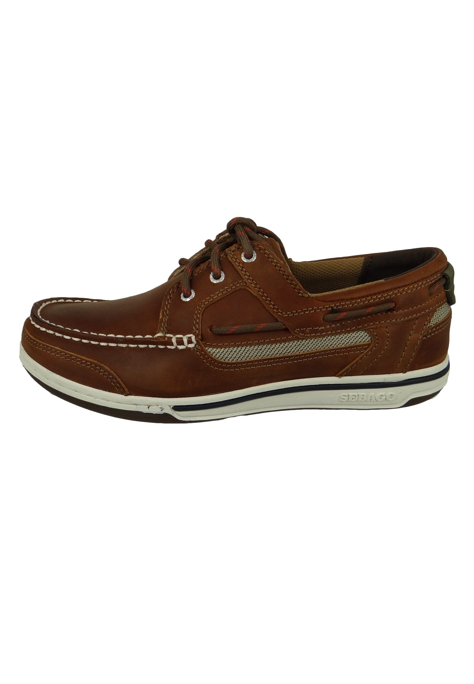 Sebago 70004Z0 Triton Three Eyes 922 Brown Cinnamon Schnürschuh
