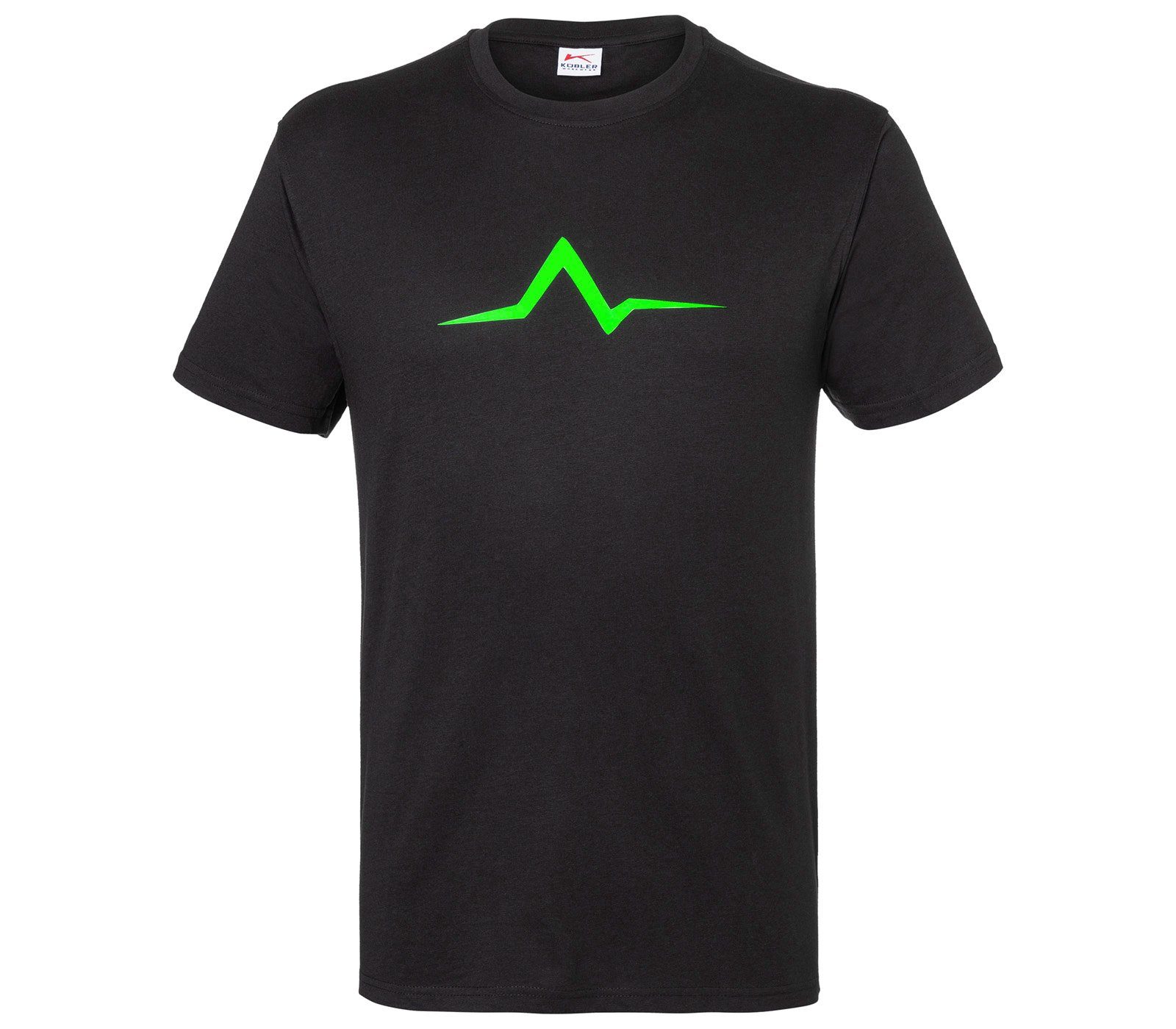 Kübler Kurzarmshirt PULSE Motivshirt (1-tlg) Kurzarm, Gr.S-XXL schwarz | T-Shirts