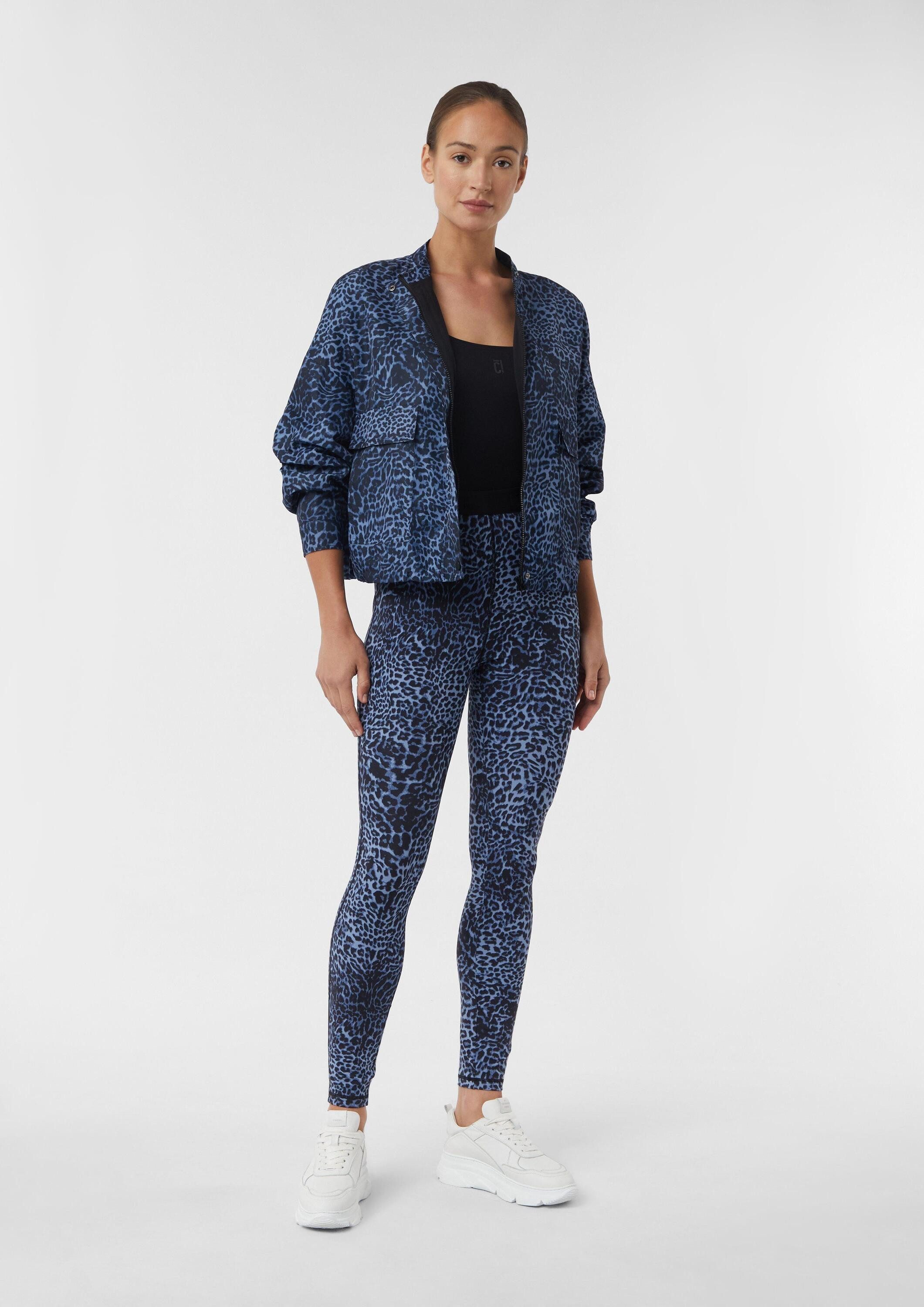 comma Leggings Leggins Jersey-Leggings mit All-over-Leo-Print günstig online kaufen