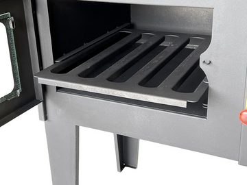 Kupro Email Ltd Kaminofen mit Backfach und Herdplatte Alegra Mehrfachbelegung Holzofen Ofen, 6,00 kW