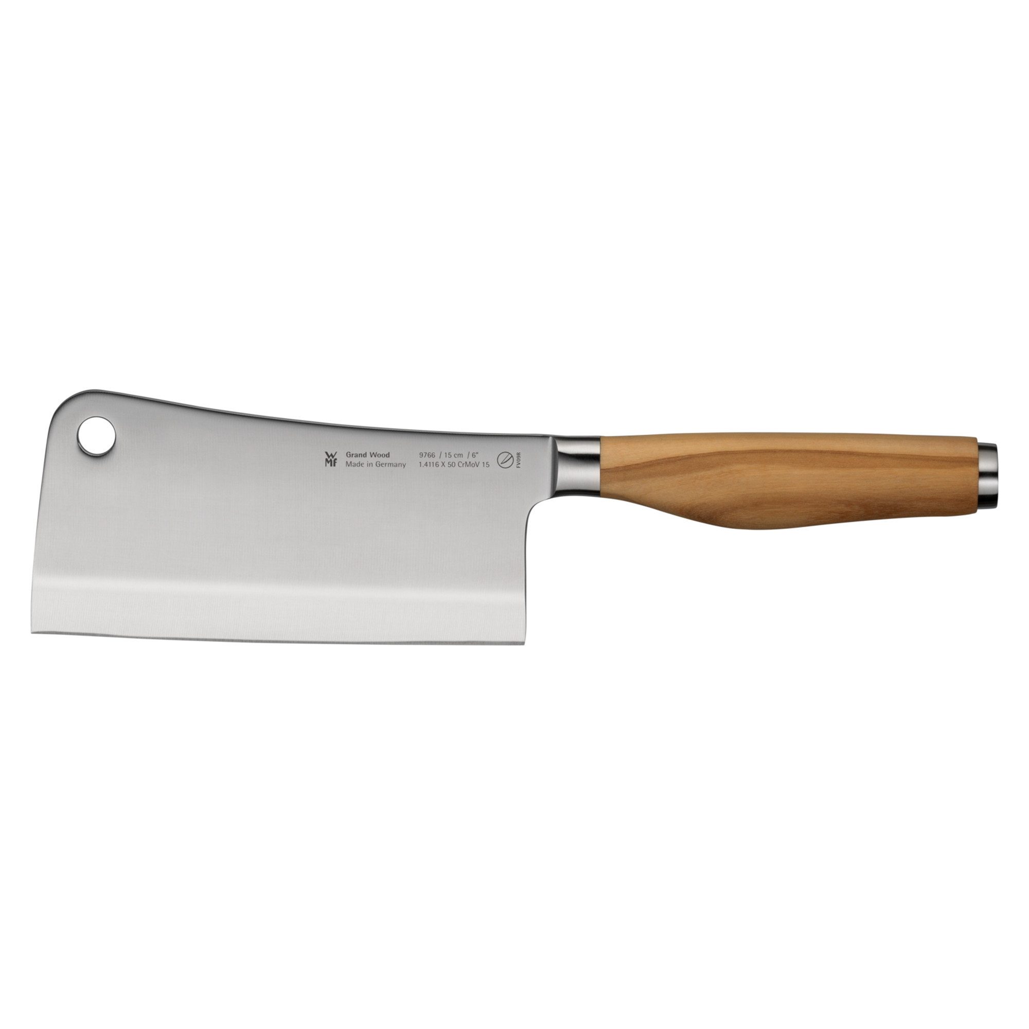 WMF Hackmesser Grand Wood, Chinesisches Hackmesser, Made in Germany, Spezialklingenstahl