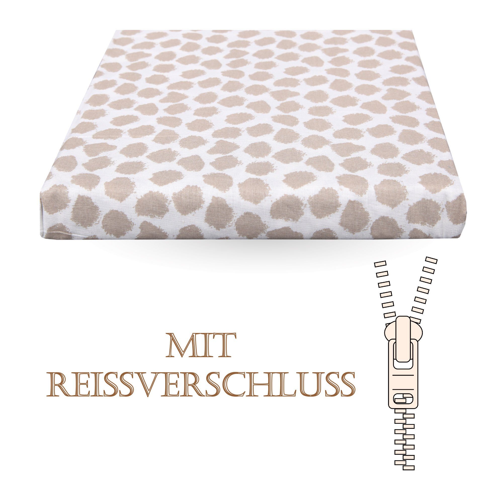 Bestlivings Bettwäsche Set - Kopfkissenbezug und Bettbezug mit Reißverschlu günstig online kaufen