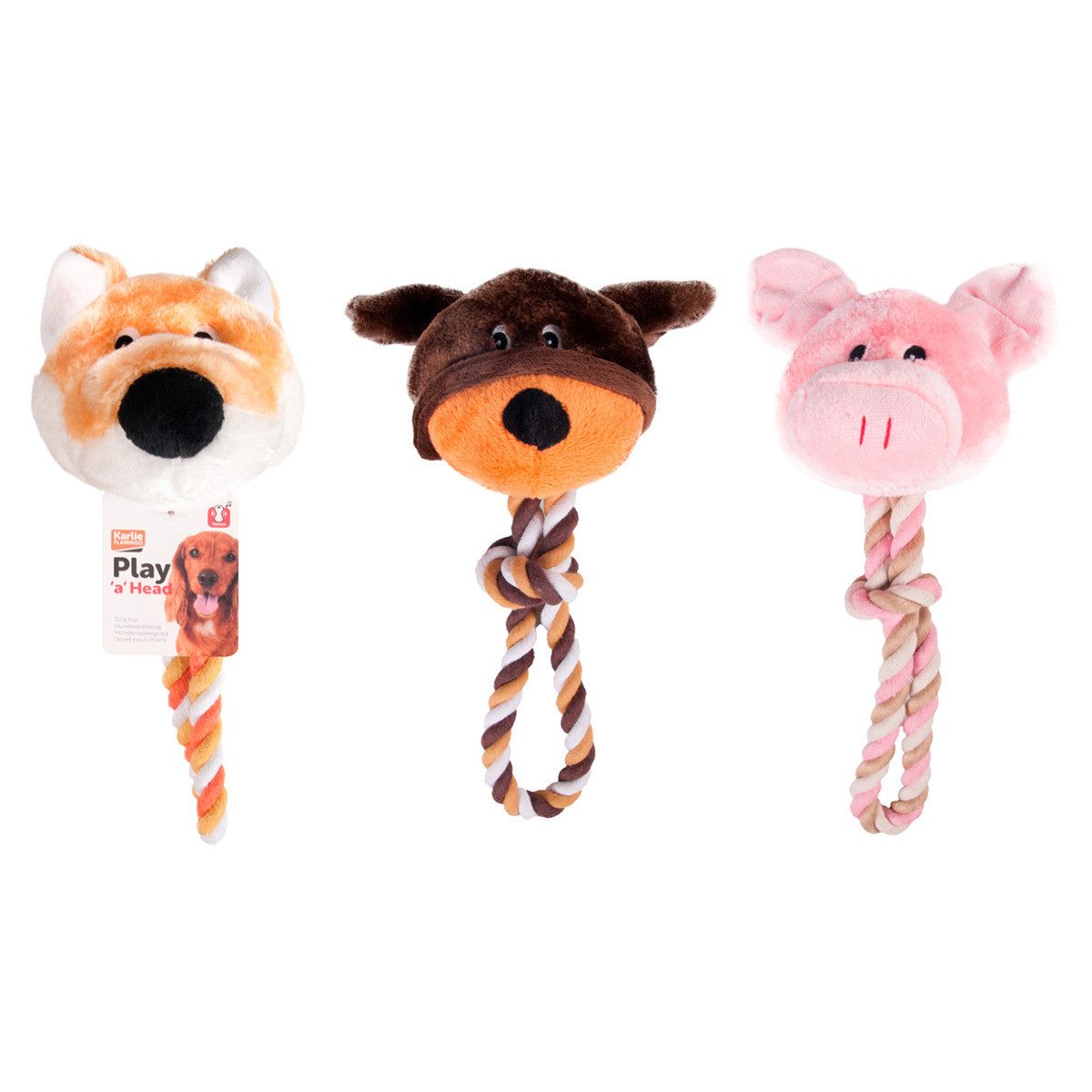 Flamingo Tierkuscheltier Plüschspielzeug Tierkopf