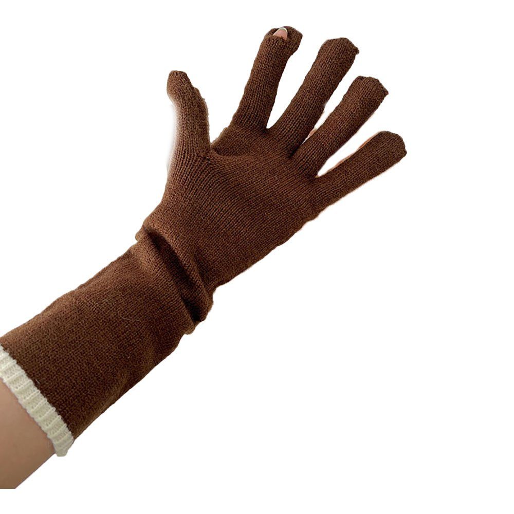 CTGtree Strickhandschuhe Damen Strickhandschuhe Lange Handschuhe Touchscreen