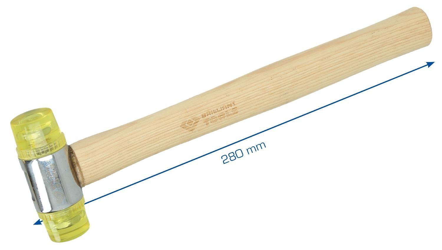 Kunststoff-Schonhammer Hammer 32 mm Ø Brilliant Tools
