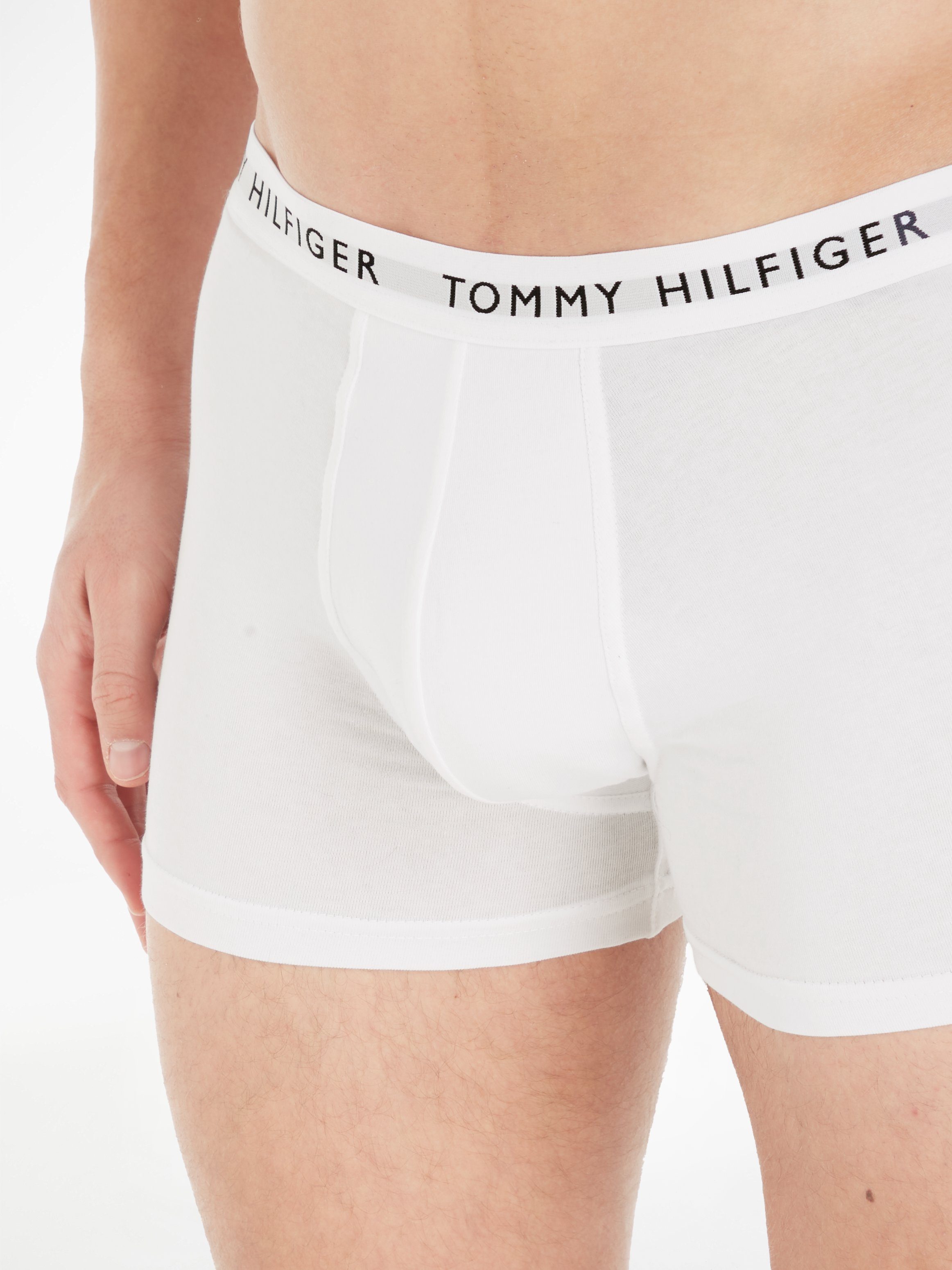 Tommy Hilfiger Underwear Boxer (Packung, Webbund mit weiß-blau-rot 3er-Pack) Logo 3-St