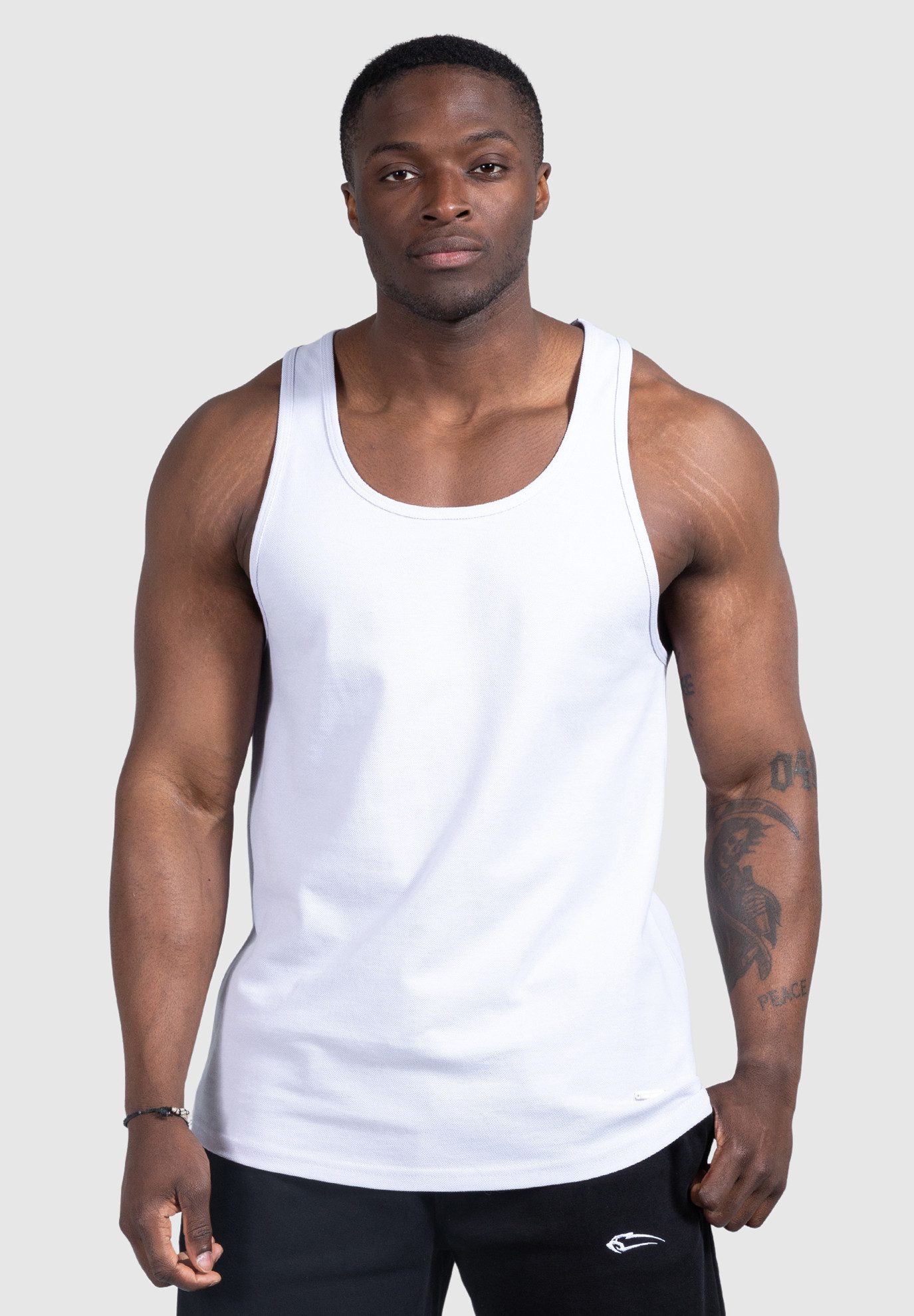 Smilodox Tanktop Brandon 100% Baumwolle