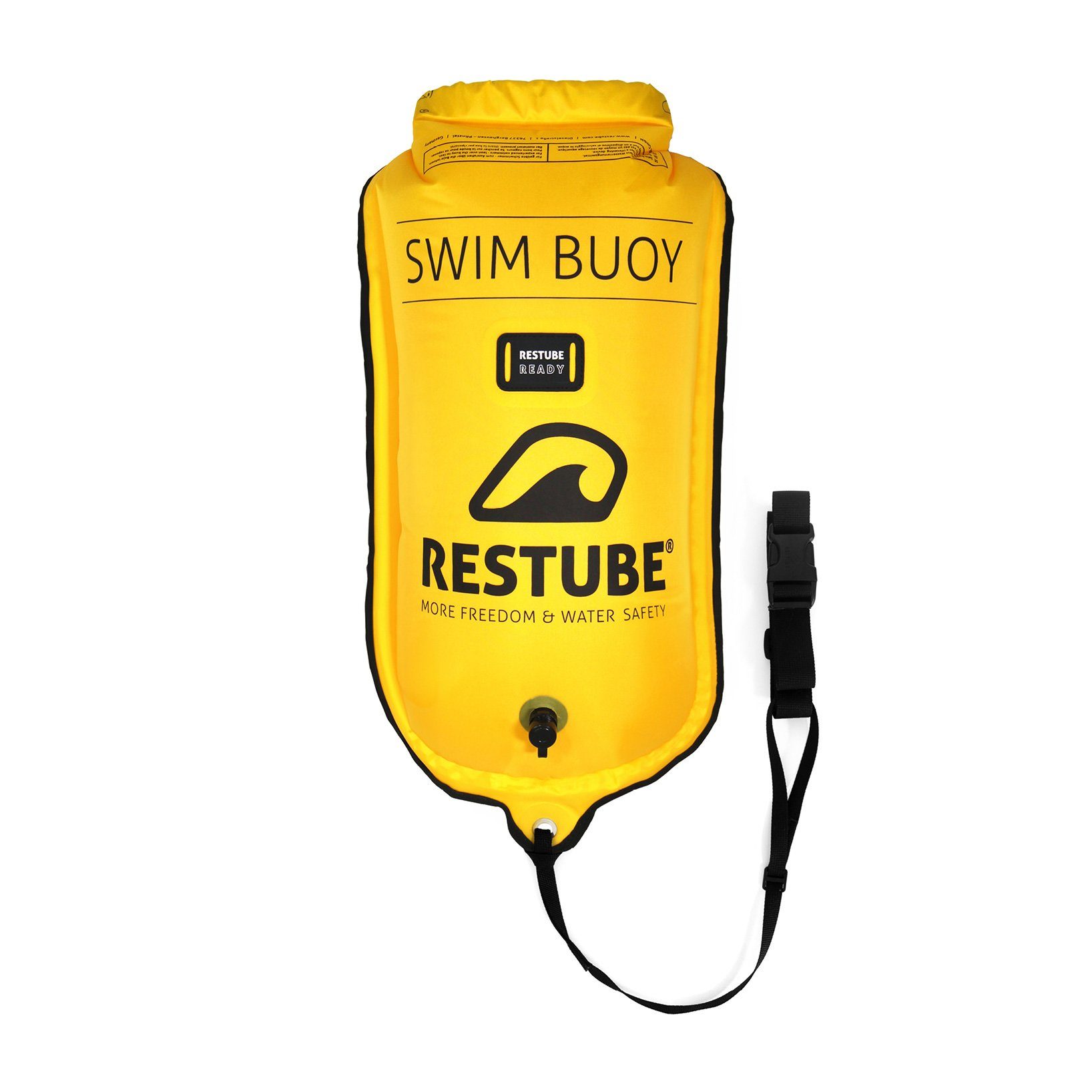 Restube Schwimminsel Schwimmboje Pro, & 12,5 L Trockensack, aufblasbar & wiederverwendbar, Auftrieb: 125 N