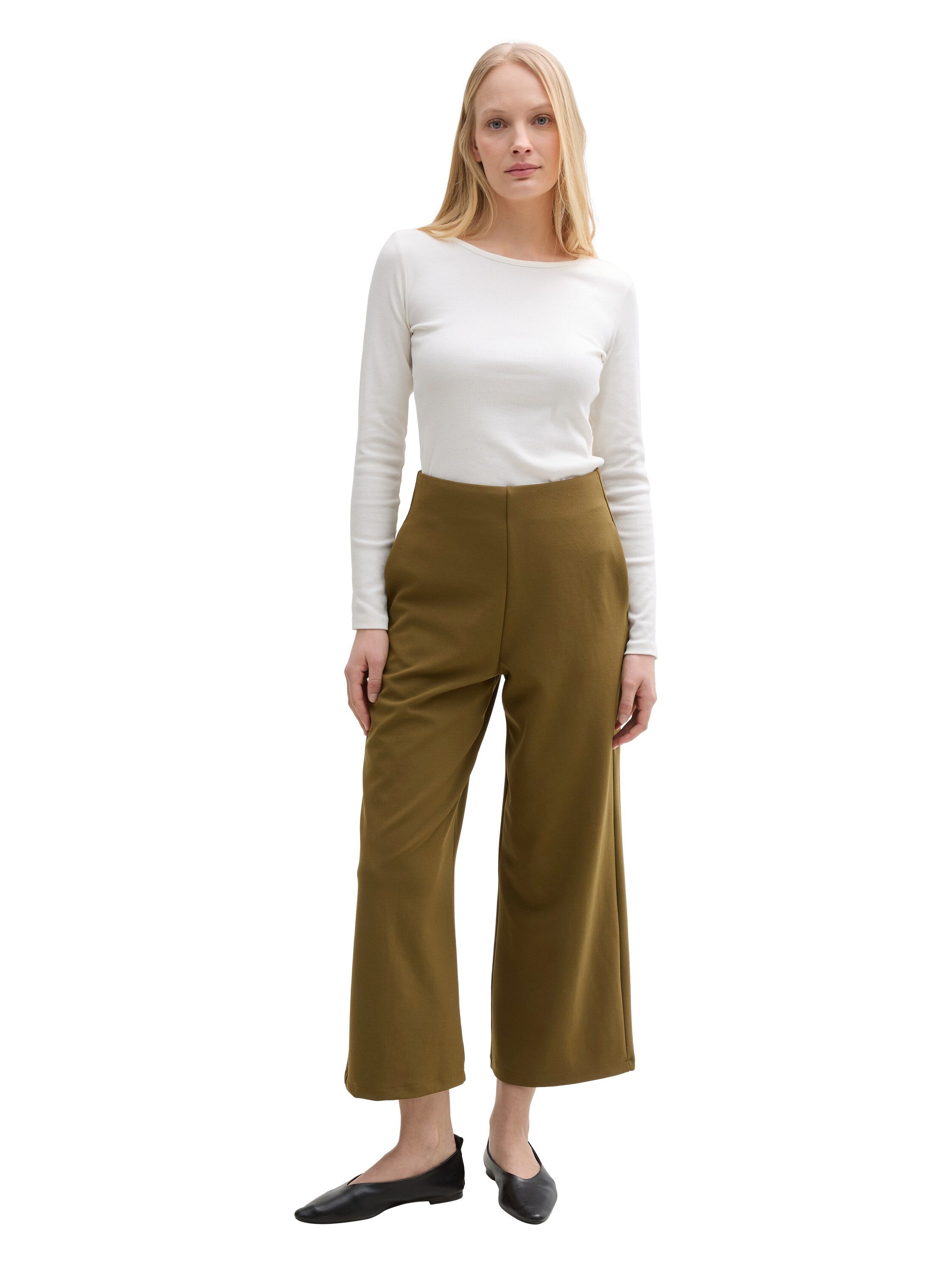 TOM TAILOR Denim Culotte 3/4-Länge mit Eingrifftaschen