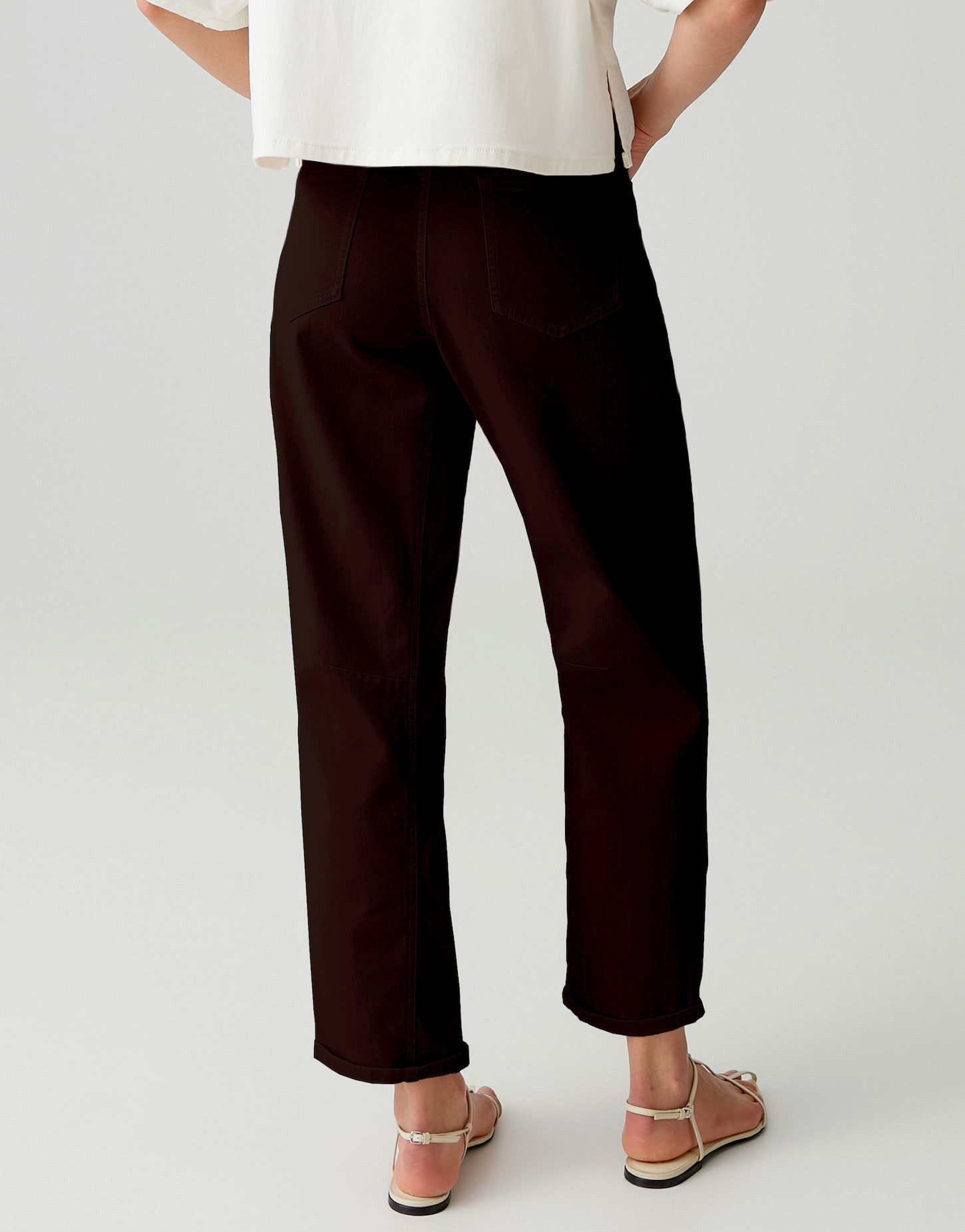 OPUS PANTS Relax-fit-Jeans MELLY RELAX Barrel Jeans aus Baumwoll Mix Mid Rise – Bild 3 von 5