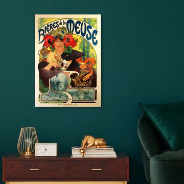 Posterlounge Forex-Bild Alfons Mucha, Bières de la Meuse I, Vintage Malerei
