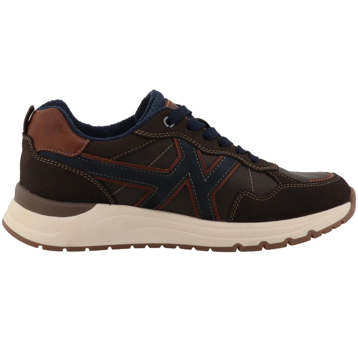 Mustang Shoes 26M0291006-mokka Schnürschuh Sportiver Freizeitschuh mit wärmendem Frotteefutter