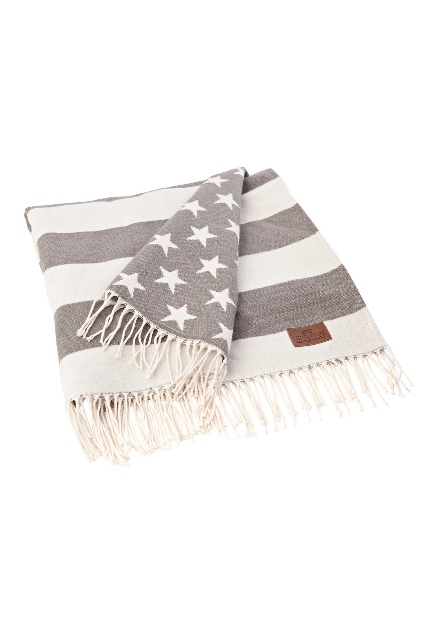 Plaid Flag, Lexington white/gray