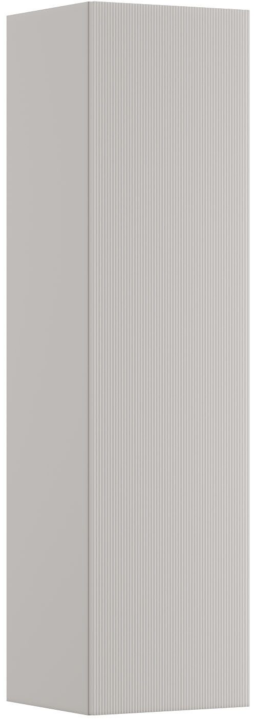 welltime Hängeschrank FLOW STRIPE rechts/links montierbar, Breite 35 cm, modernes Design Schrank mit 3 Einlegeböden, Push-to-open-Function