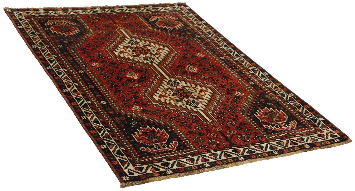 Orientteppich 116x147 Höhe: Handgeknüpfter Orientteppich rechteckig, / Trading, mm 10 Shiraz Nain Perserteppich,