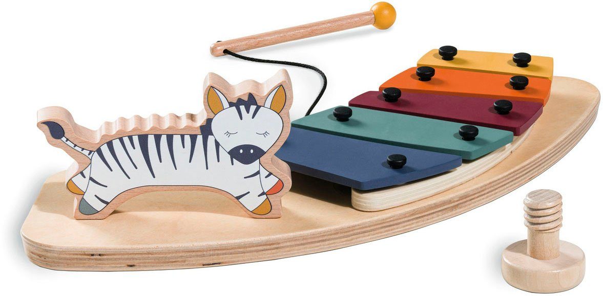 Hauck Spielzeug-Musikinstrument Play Music Zebra, FSC® - schützt Wald - weltweit