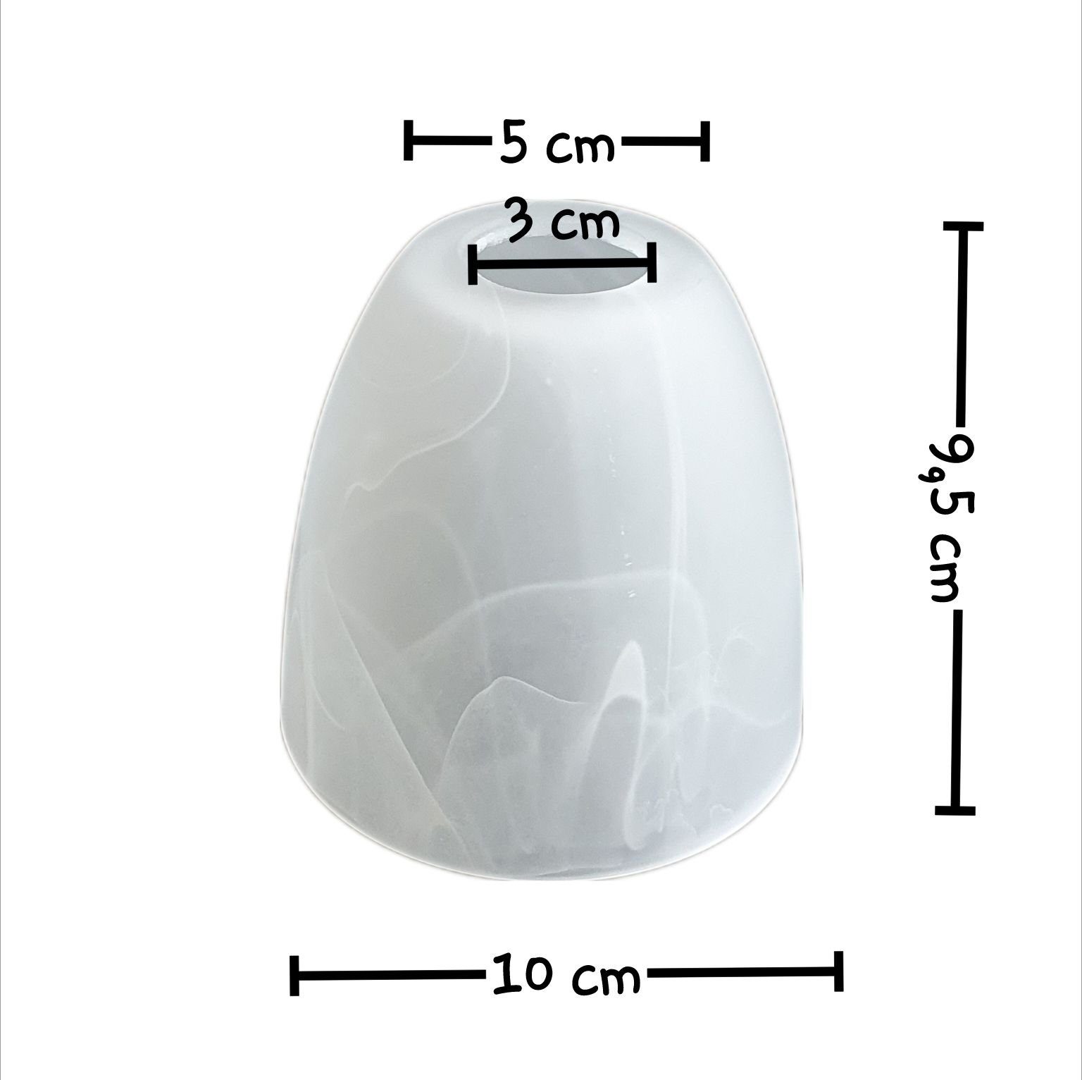 Lichthandel Hoch Lampenschirm E14 Lampenglas Ersatzschirm Lampe Lampenschirm Ersatzglas. € 15,90