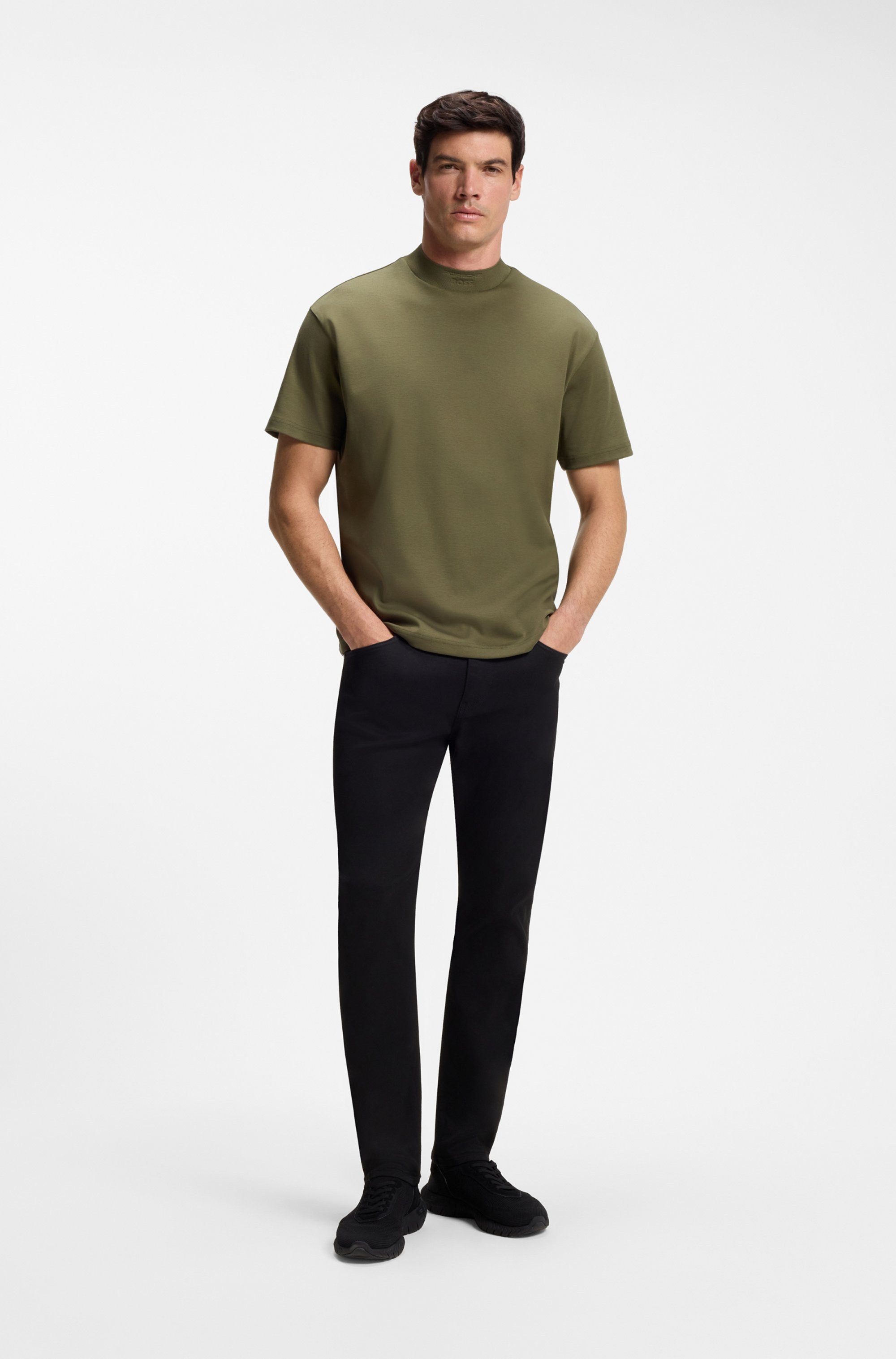 BOSS GREEN Stehkragenshirt Porsche Spirit 70 Capsule Collection Premium Herrenmode Limited – Bild 3 von 5