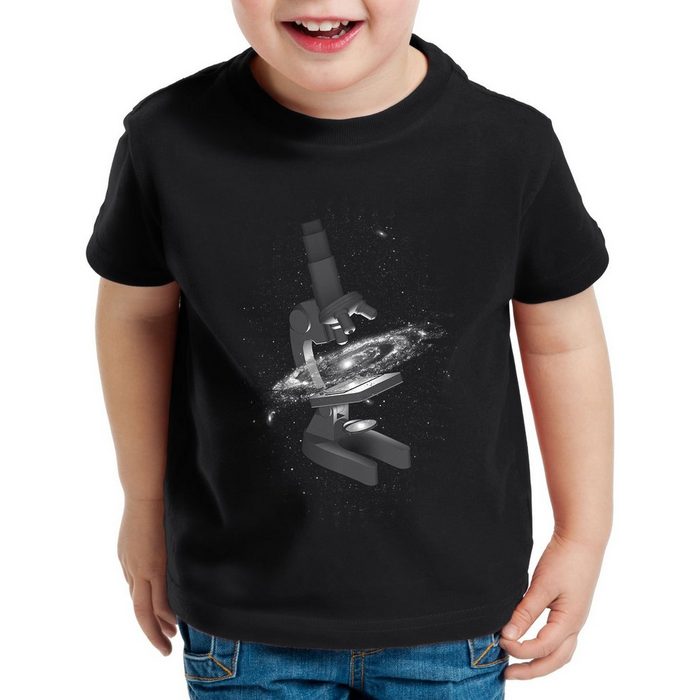 style3 Print-Shirt Kinder T-Shirt Wissenschaft des Universums galaxie navigationssystem