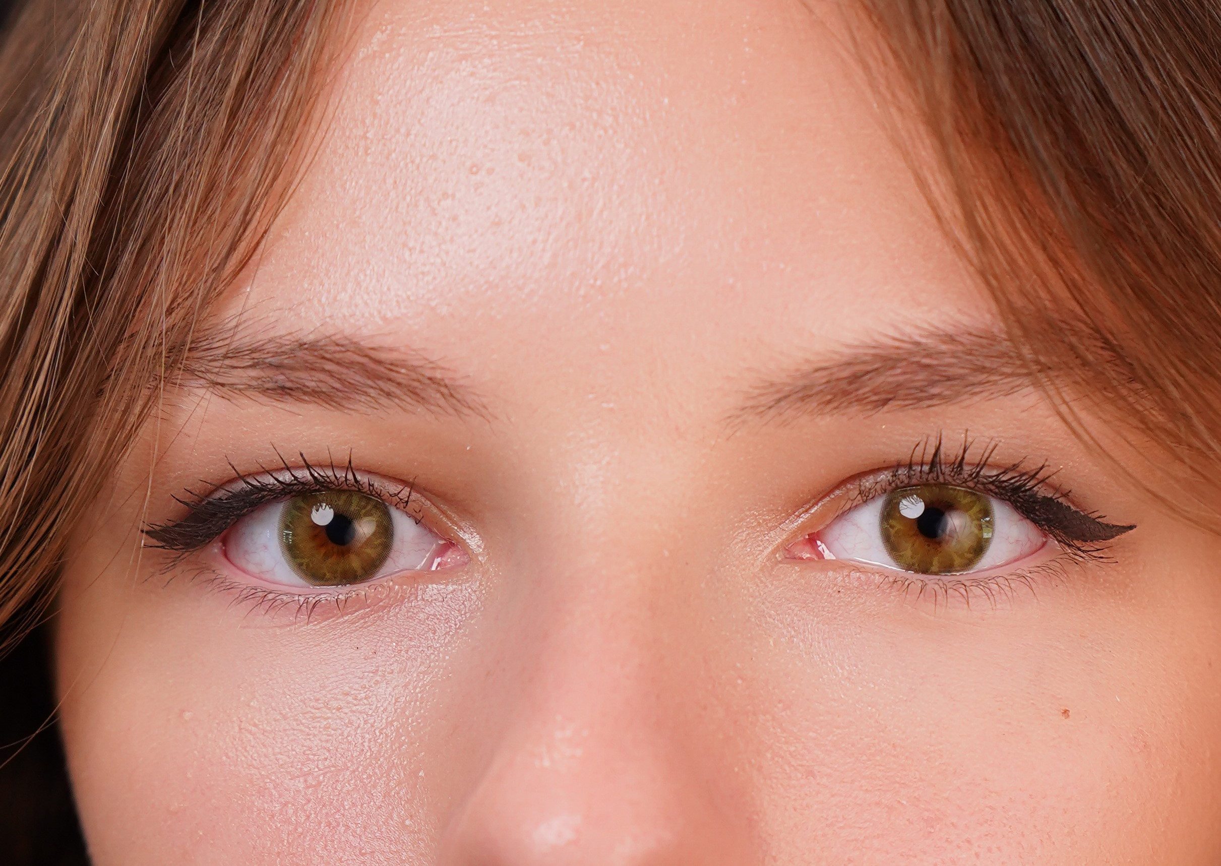 Charmiga Jahreslinsen Farbige Kontaktlinsen Braun Ohne Stärke, Farblinsen, Gem Brown, Farbige Kontaktlinsen