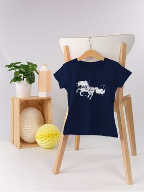 Shirtracer T-Shirt Wild und Frei Pferdemotiv Pferd