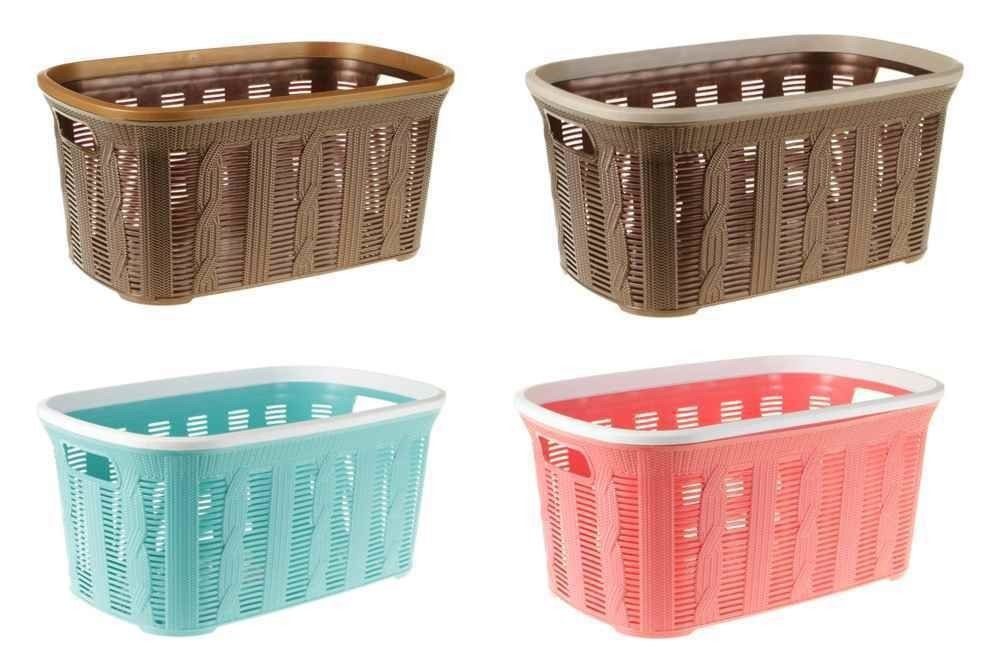 Dekonaz Wäschekorb Violetter Wäschekorb 40 lt (1 St)