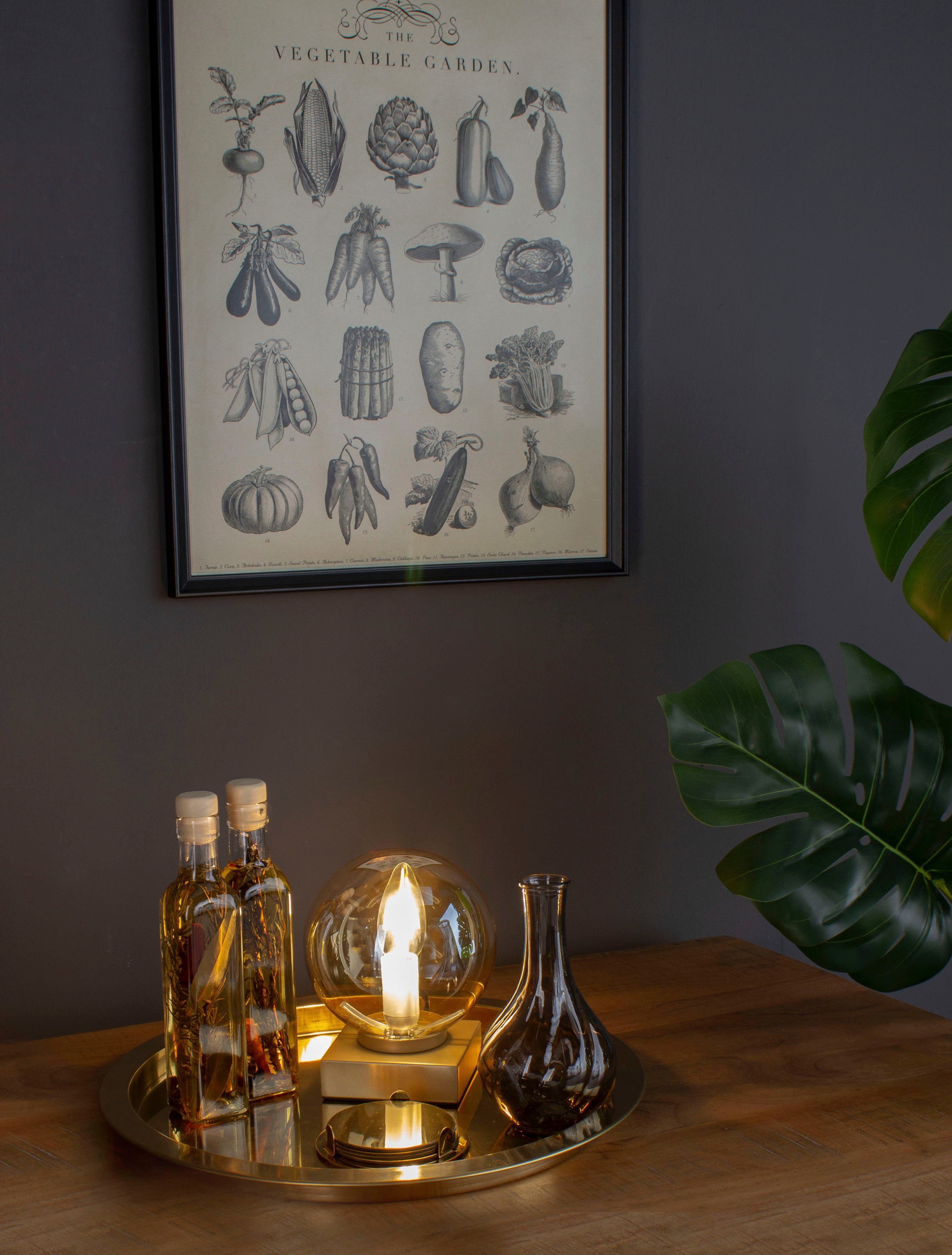 ECO-LIGHT Tischleuchte Pluto, Leuchtmittel wechselbar