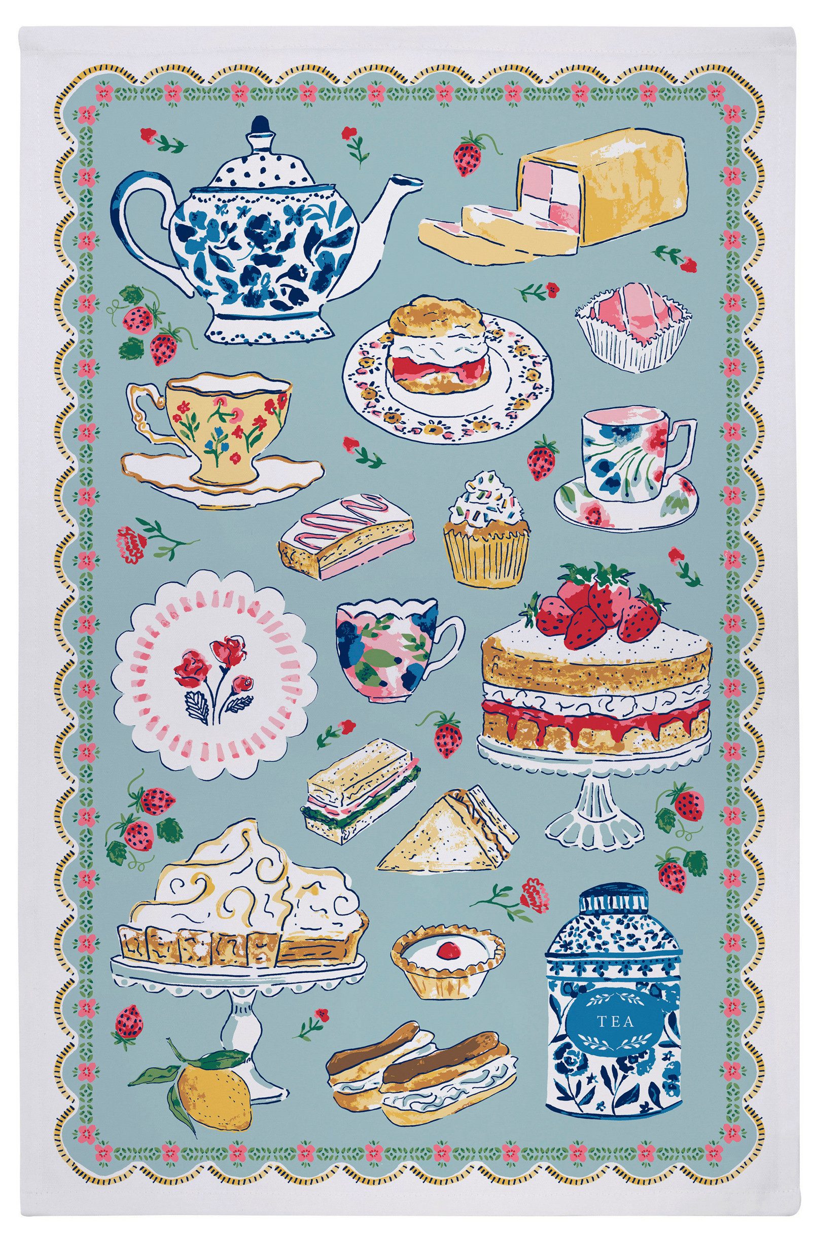 Ulster Weavers Geschirrtuch Afternoon Tea, (Set, 1-tlg., 1-teilig), 100% Ba günstig online kaufen