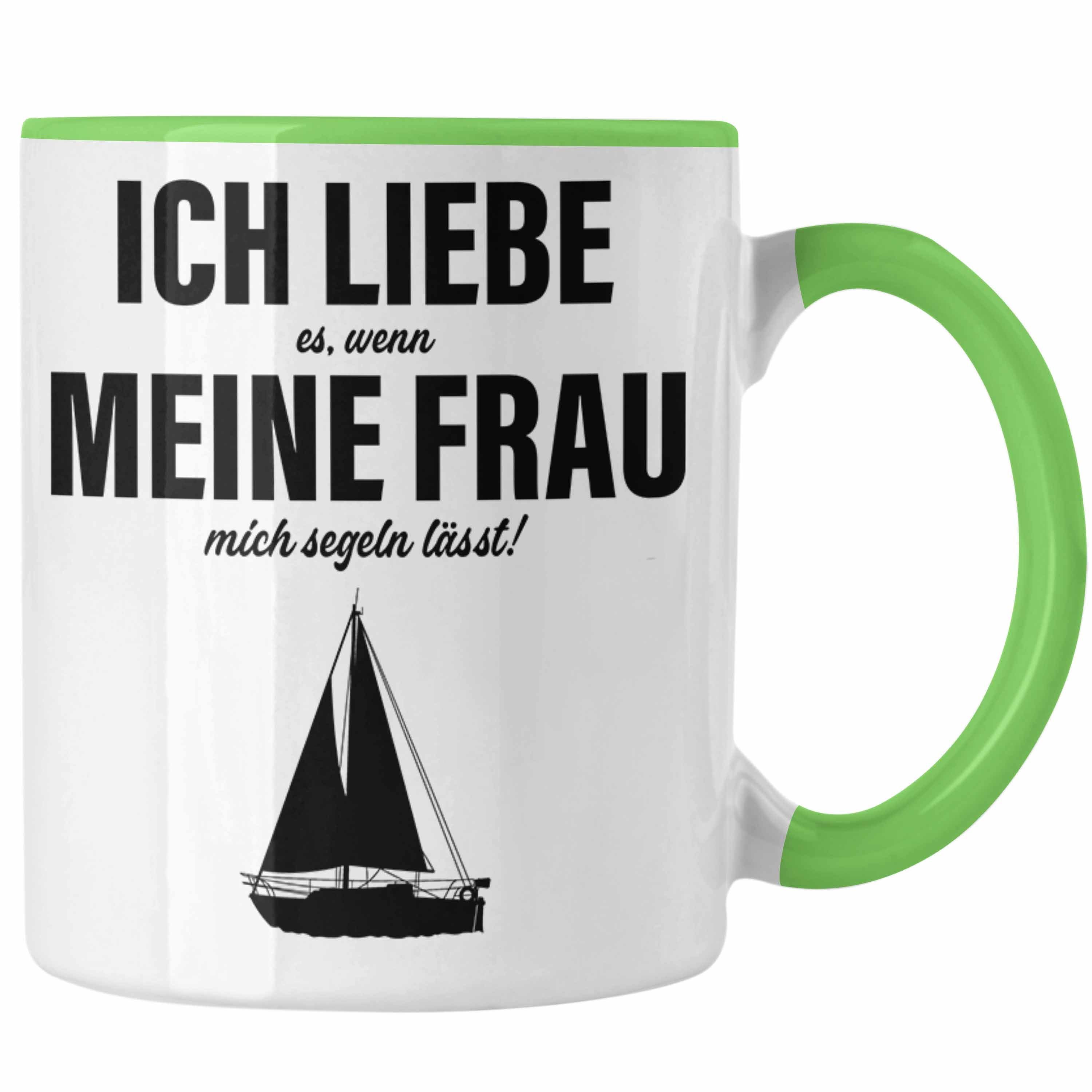 Trendation Tasse - Segeln Segler für Geschenke Tasse Trendation Männer Geschenkideen Lustig Grün Tasse Gadgeds Zubehör