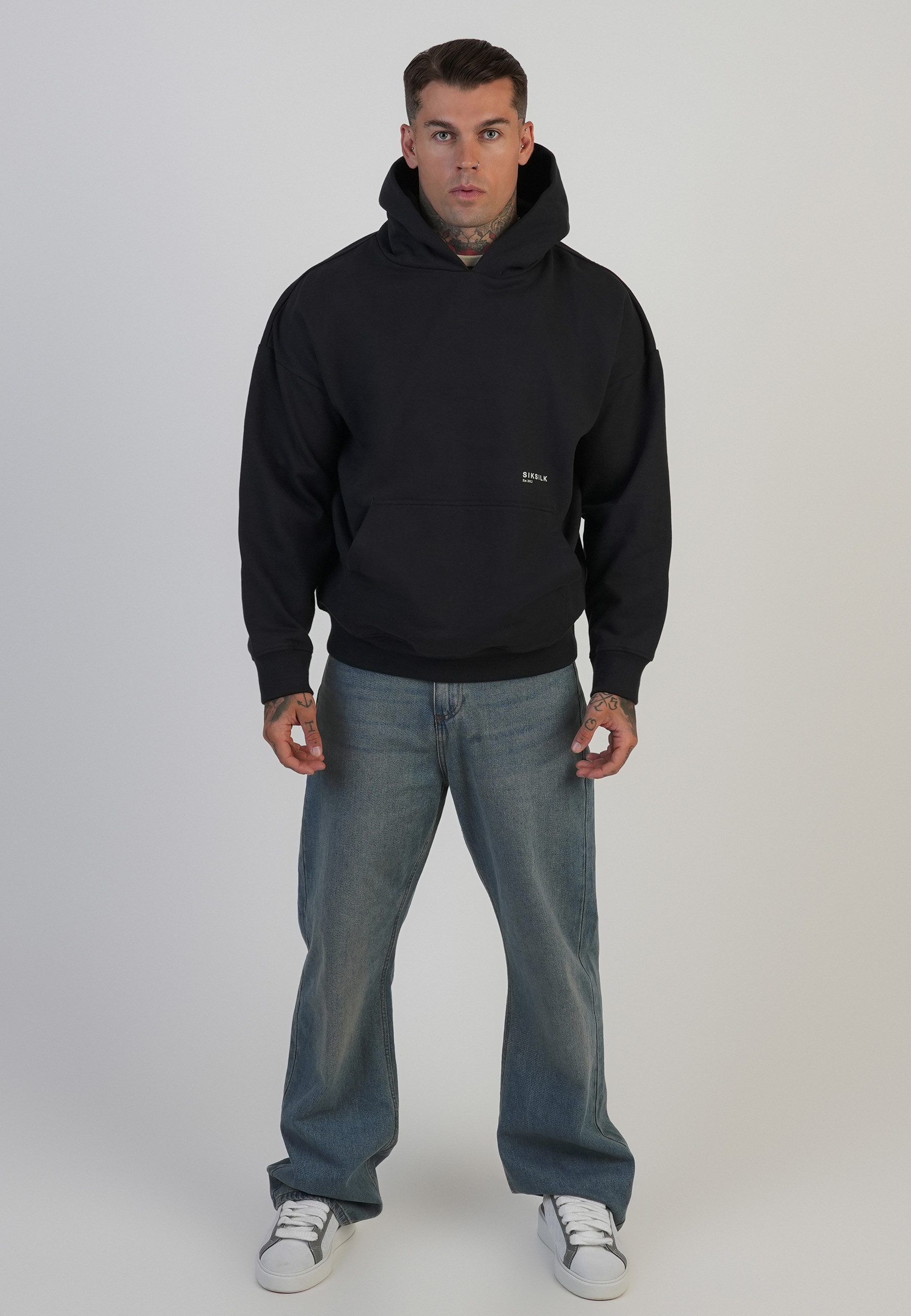 Siksilk Hoodie SikSilk Herren Hoodie mit Grafikprint