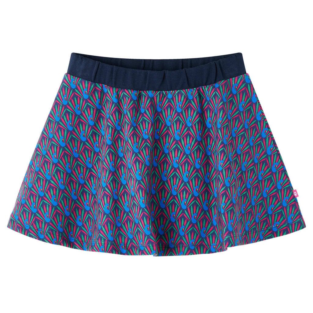 Skaterrock Kinderrock Marineblau 140