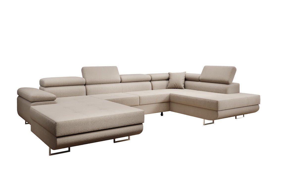 Luxusbetten24 Schlafsofa Designer Sofa Lago Bouclé, günstig online kaufen